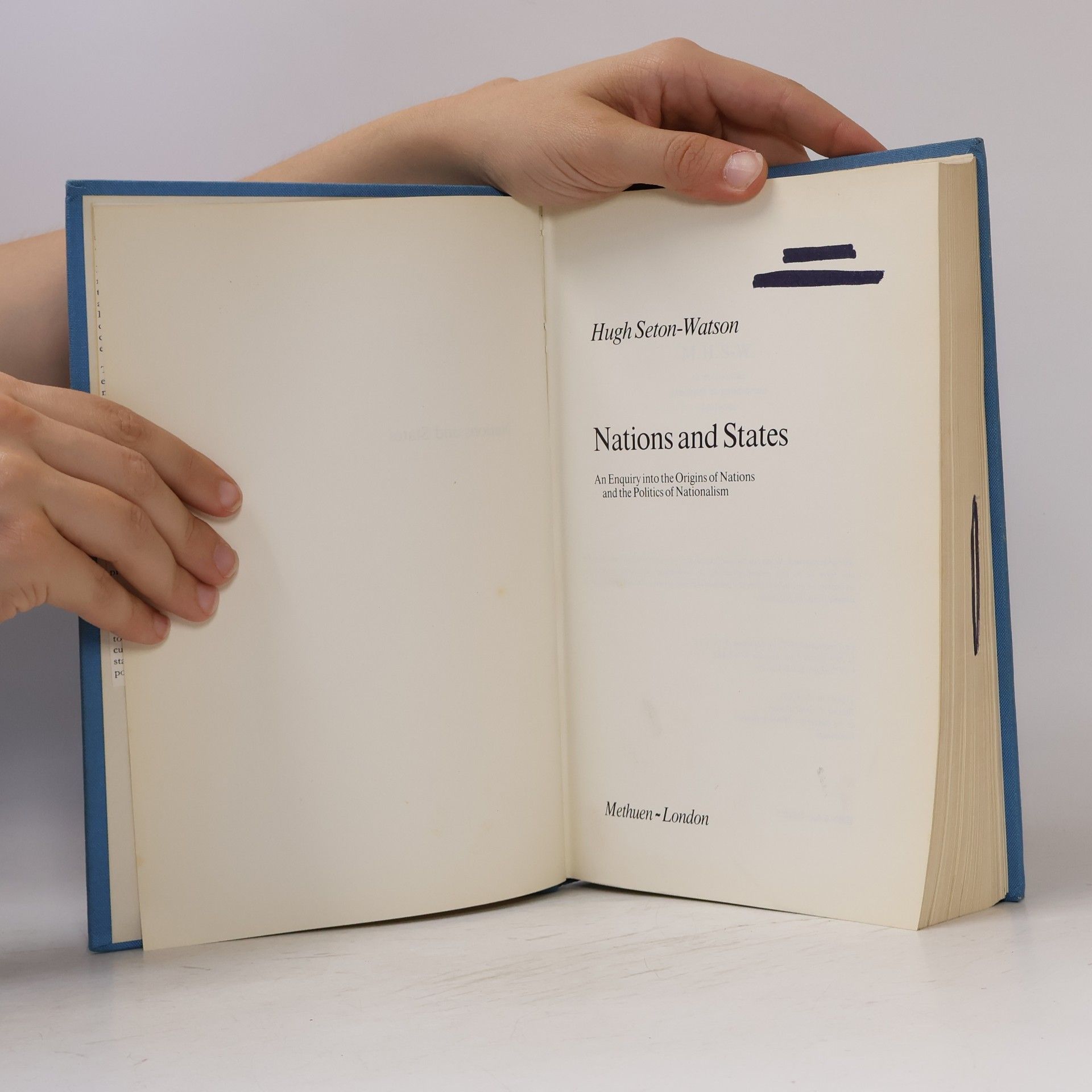 Hugh Seton Watson Nations and States