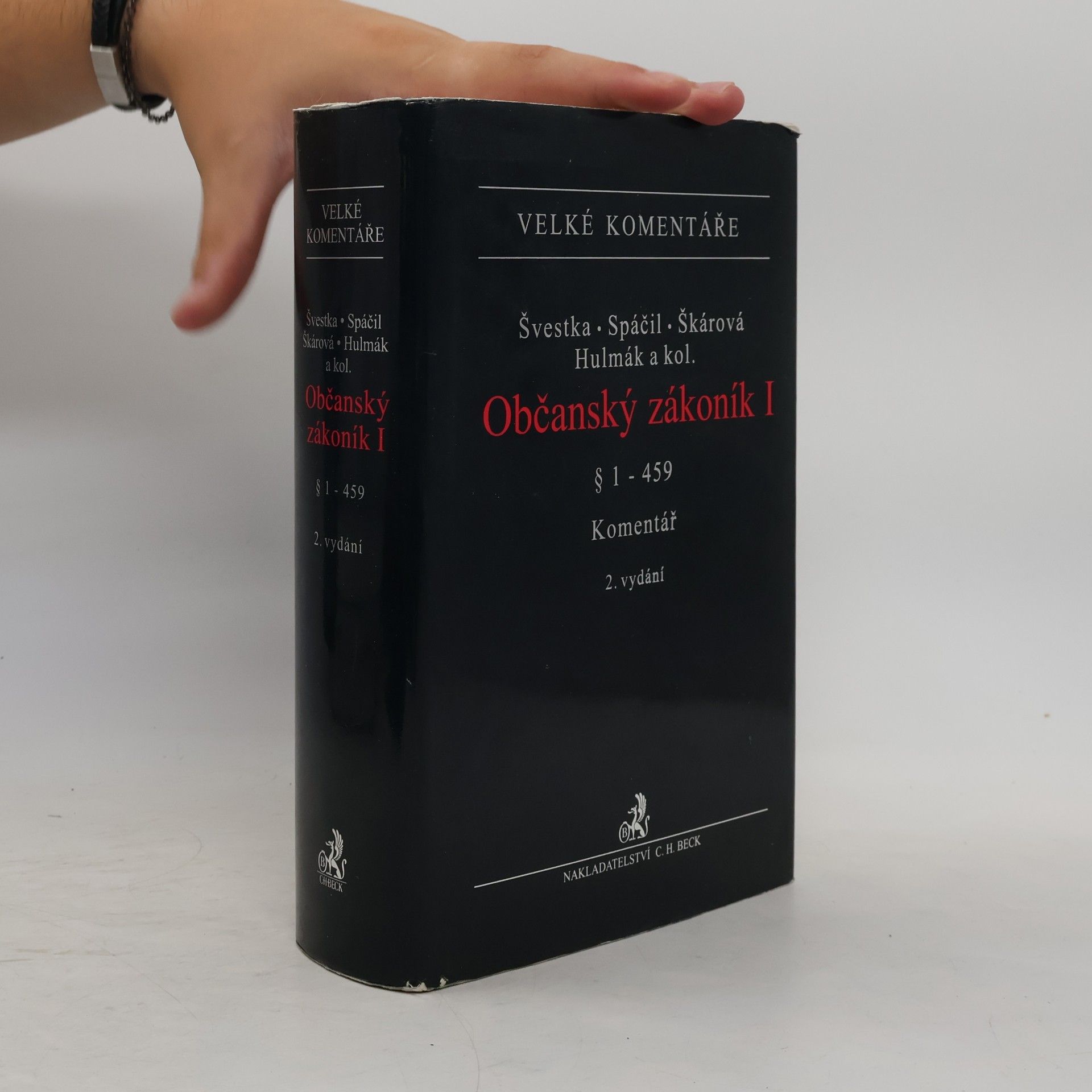 Jiří Švestka Občanský zákoník I. : komentář, 2. vydání § 1- 459