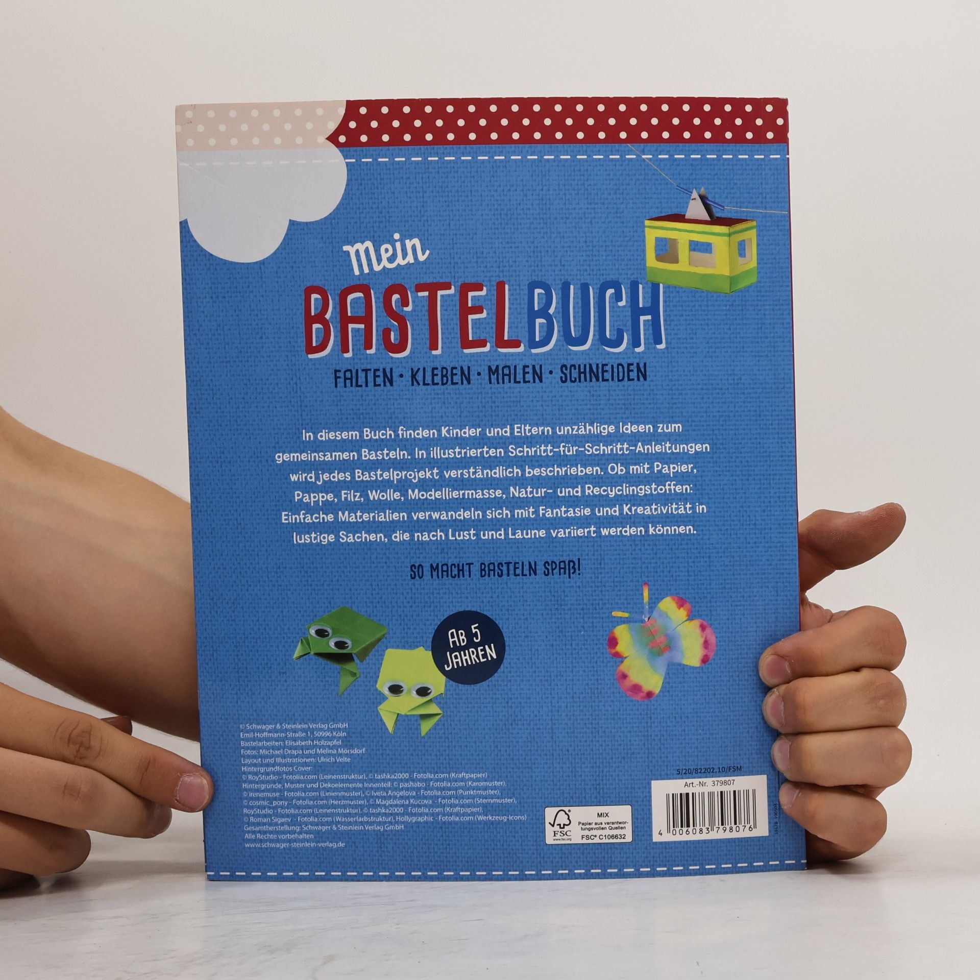 Autorenkollektiv Mein Bastelbuch. Falten. Kleben. Malen. Schneiden.