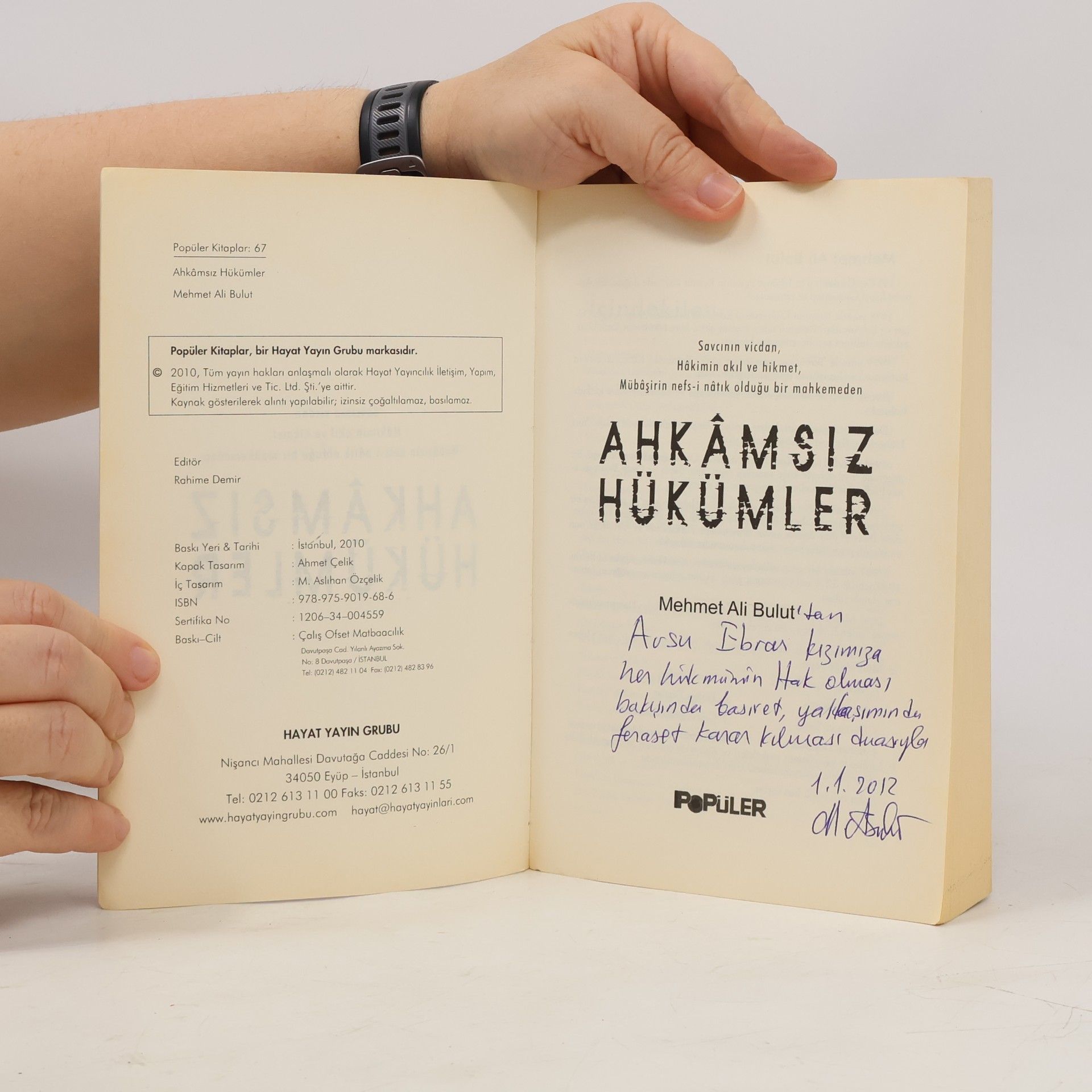 Mehmet Ali Bulut Ahkâmsız Hükümler