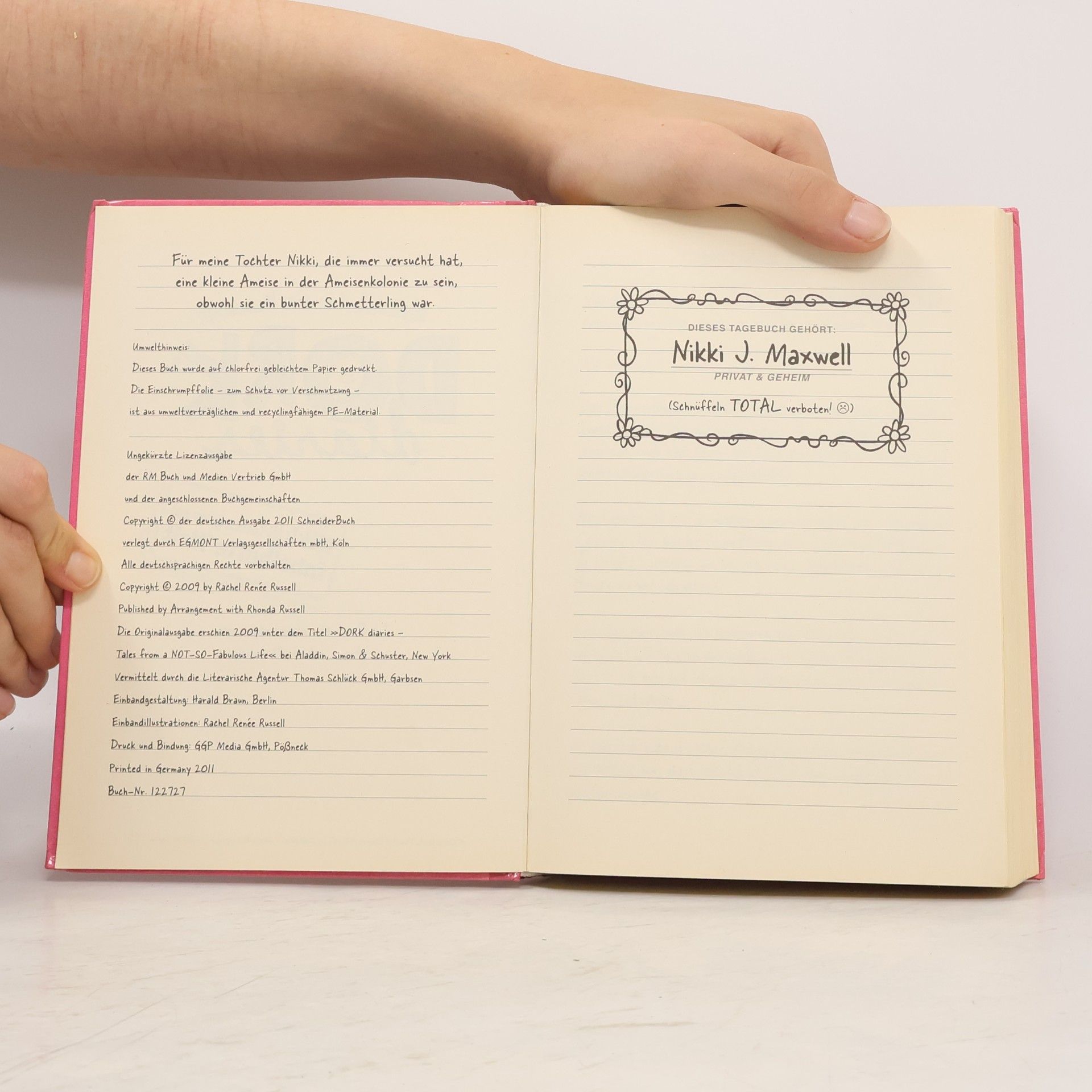 Rachel Renee Russell Dork Diaries. Nikkis (nicht ganz so) fabelhafte Welt