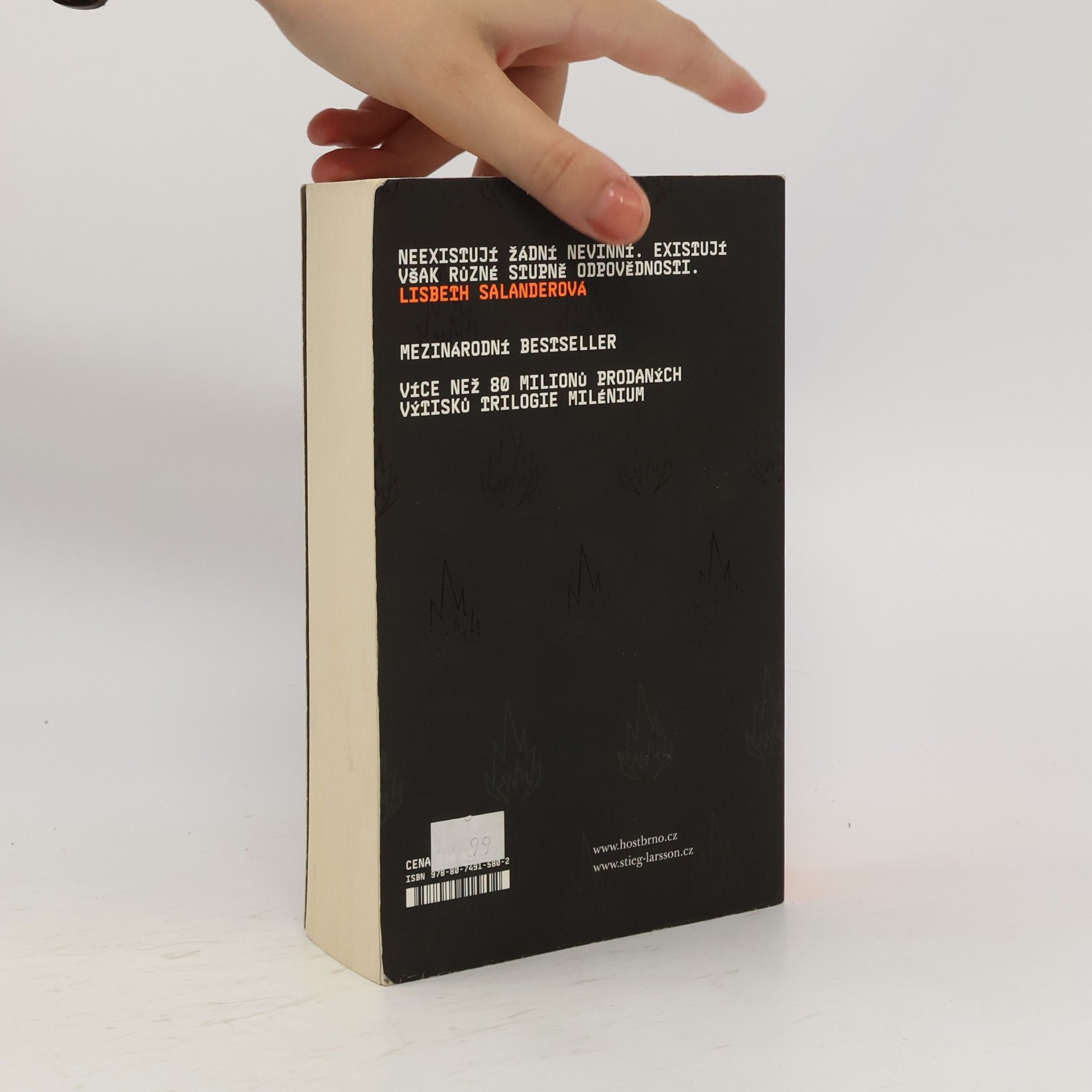 Stieg Larsson Dívka, která si hrála s ohněm