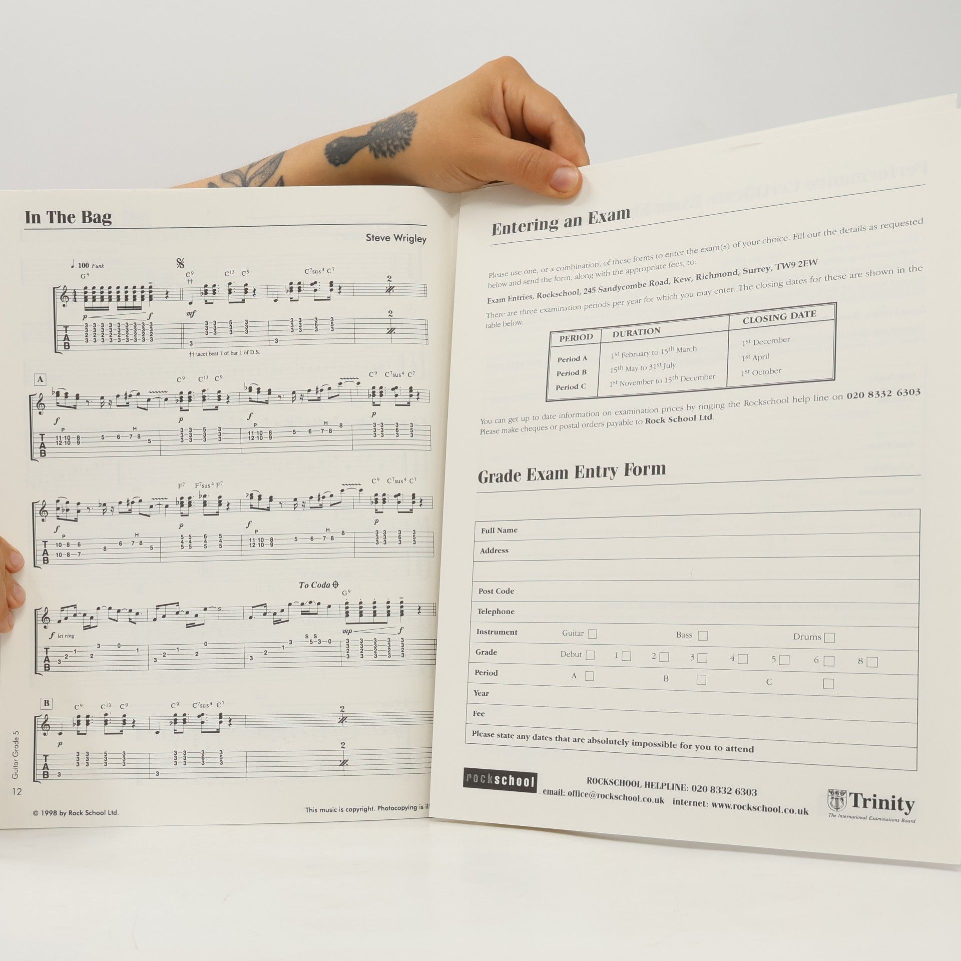 Simon Pitt Guitar Rockschool