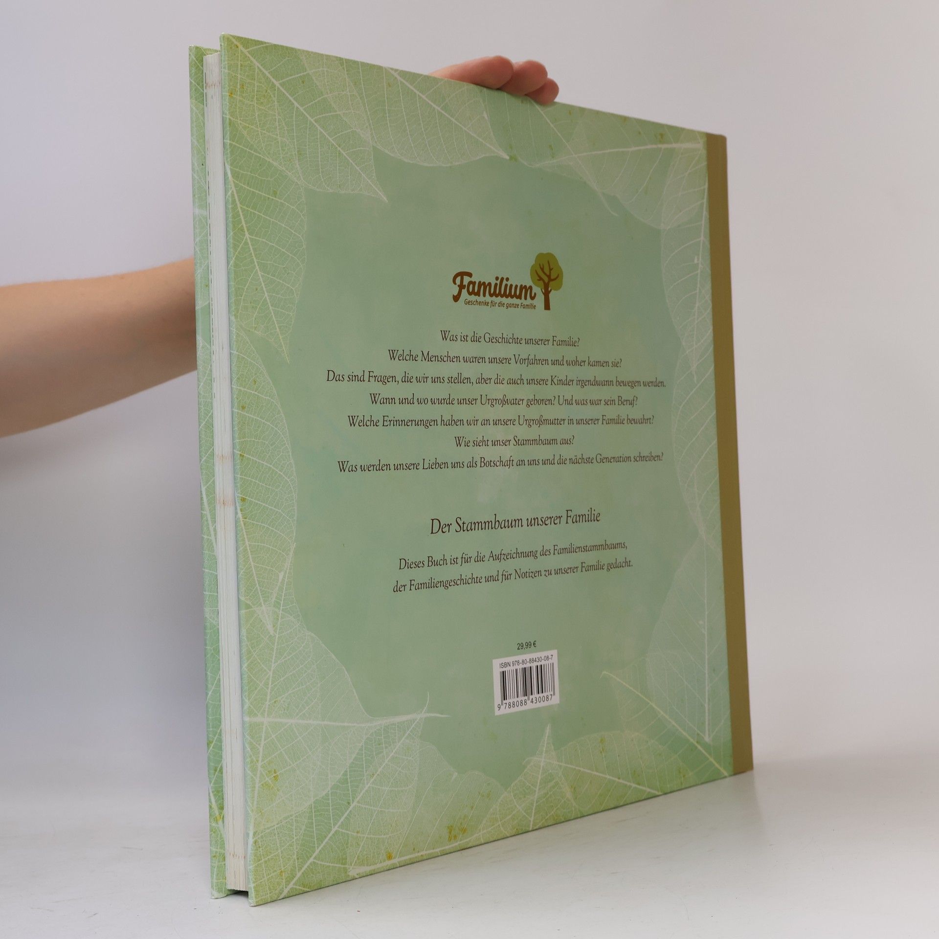 Monika Kopřivová Der Stammbaum unserer Familie: Ein Buch zum Eintragen der Ahnentafel und der Familiengeschichte