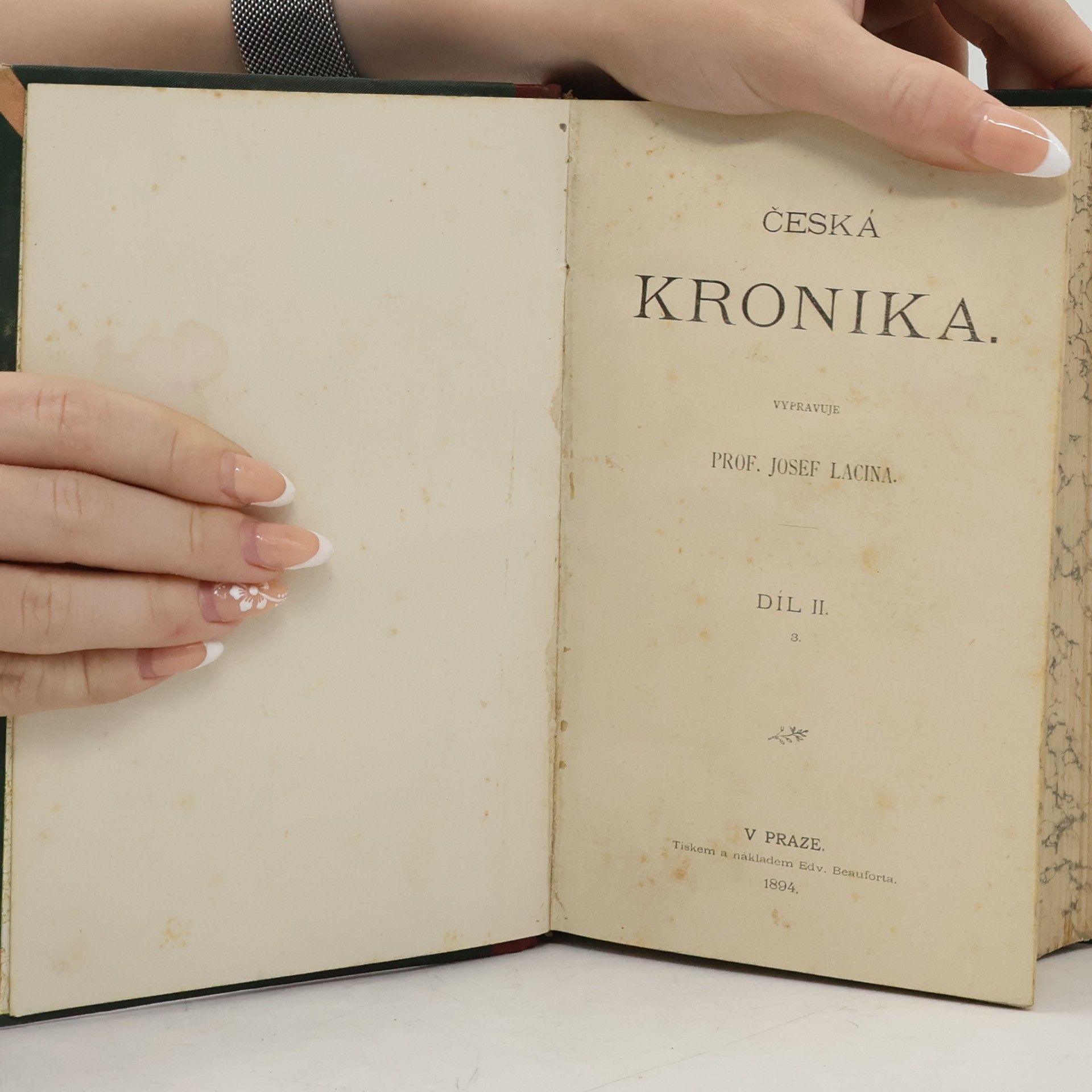 Josef Lacina Česká kronika II. Díl, 3. část