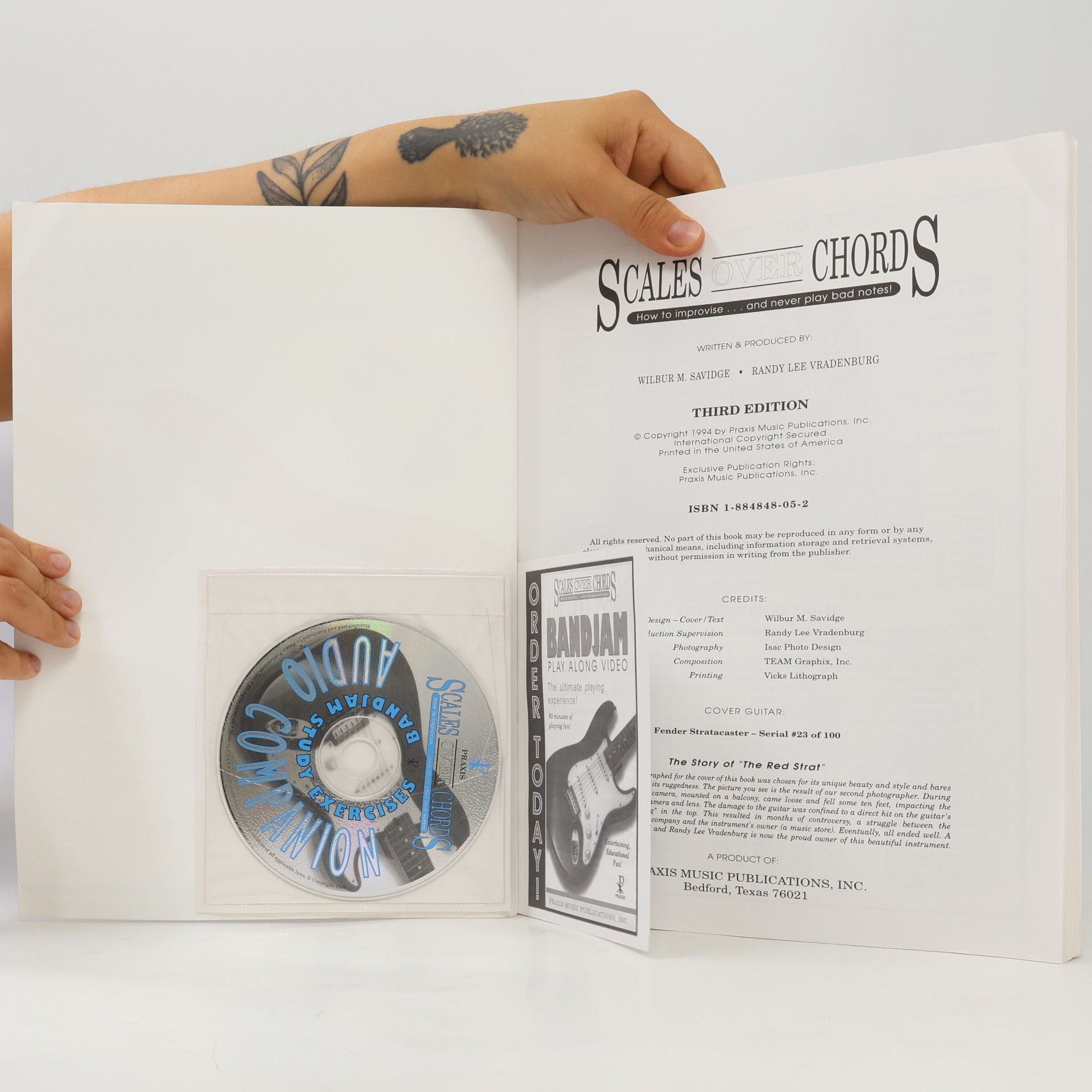 Wilbur M. Savidge Scales Over Chords - Revised CD Edition