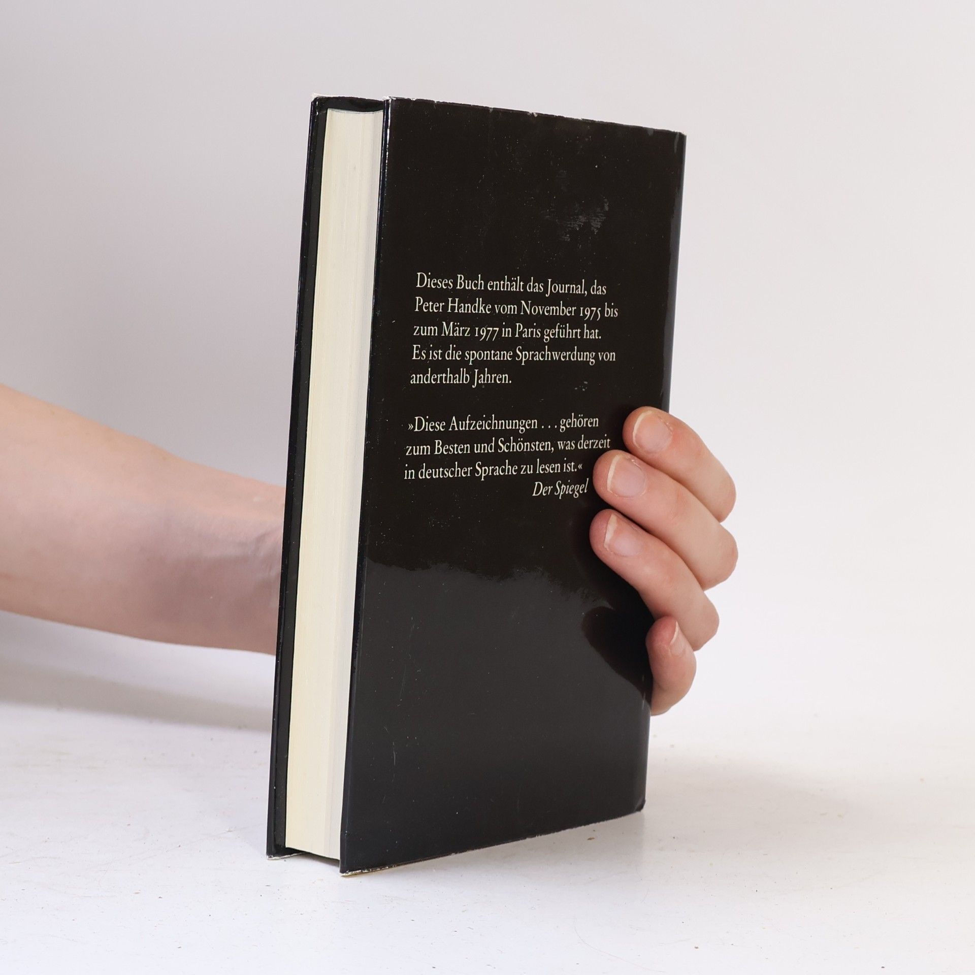 Peter Handke Das Gewicht der Welt