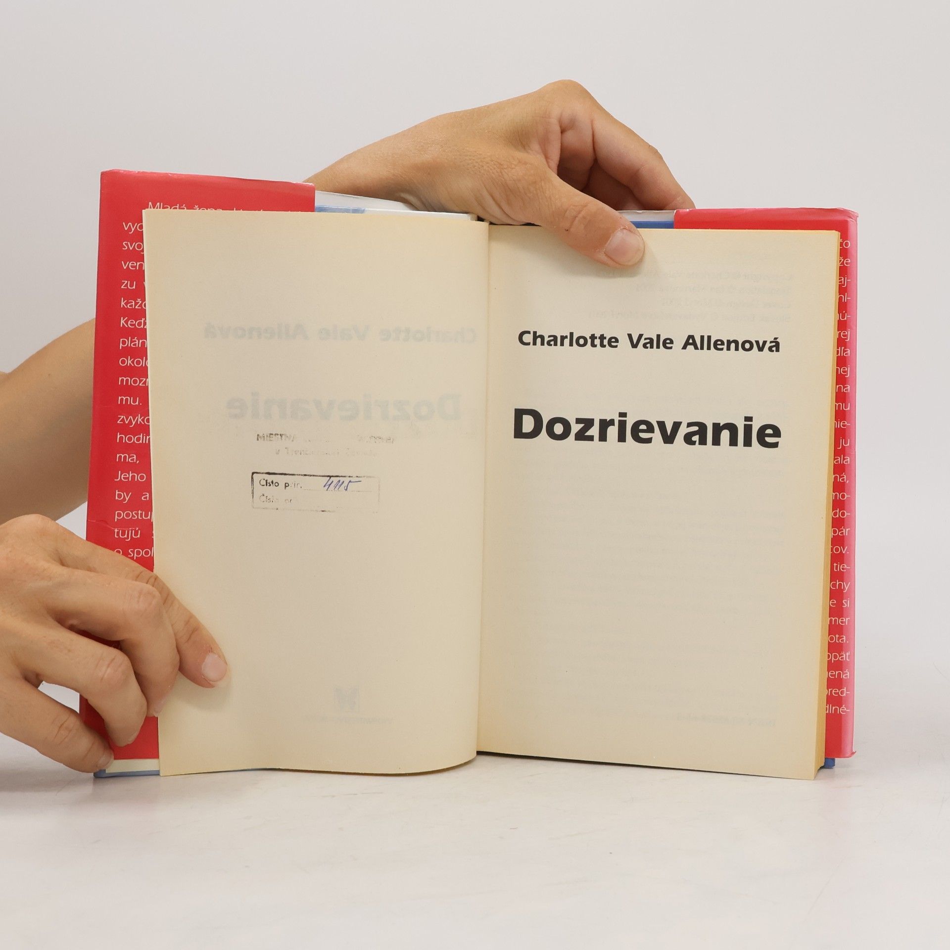 Charlotte Vale Allen Dozrievanie