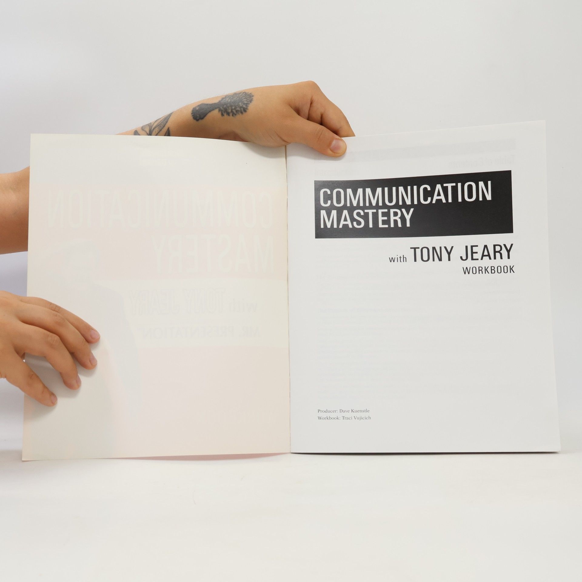 Tony Jeary Communication Mastery. Workbook