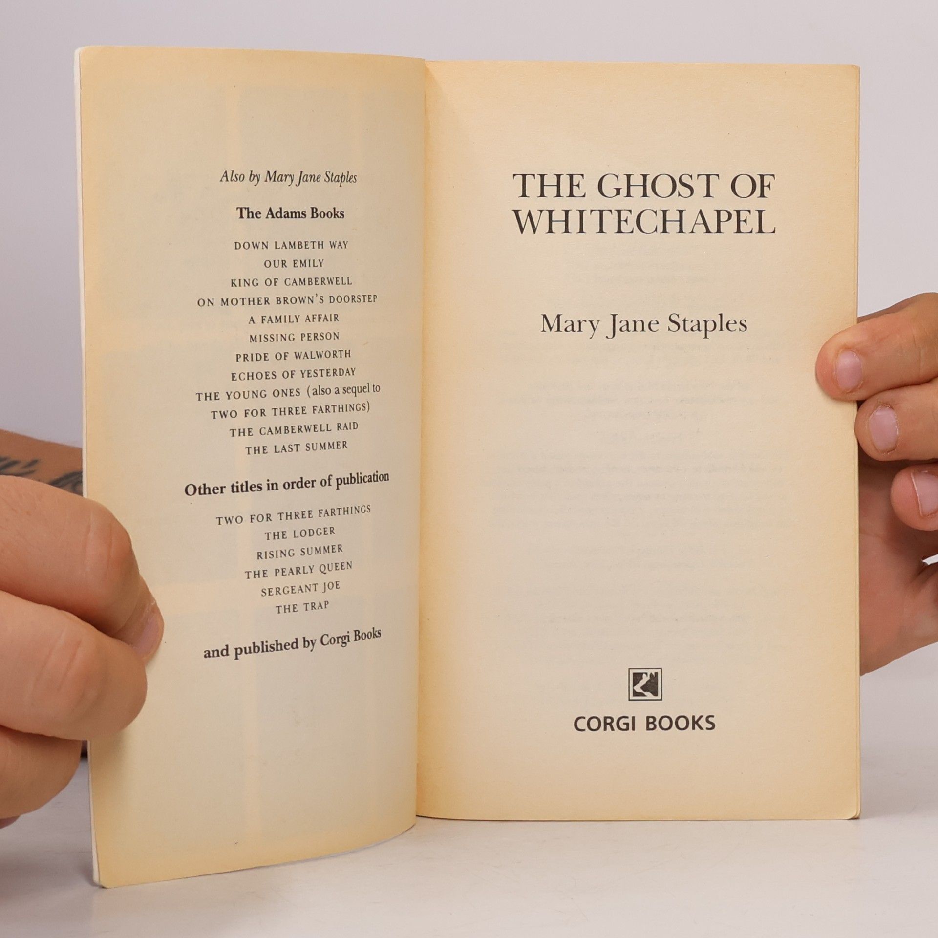 Mary Jane Staples Ghost of Whitechapel