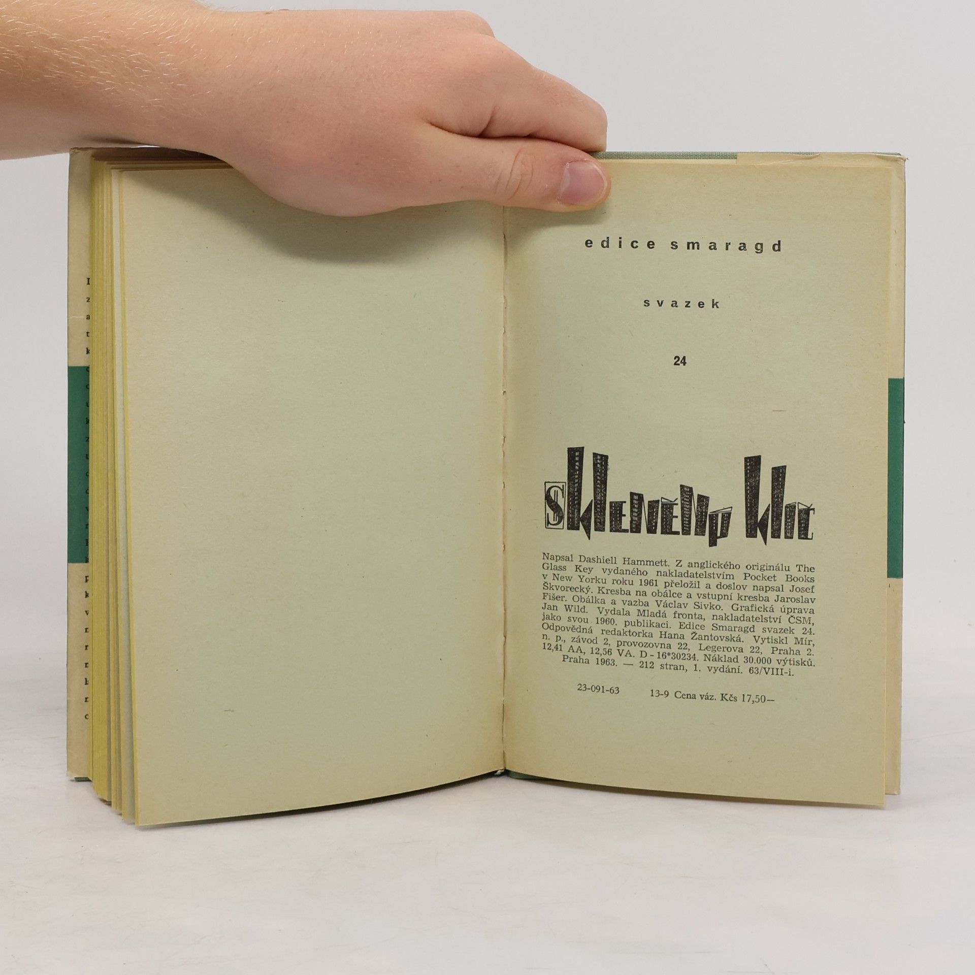 Dashiell Hammett Skleněný klíč