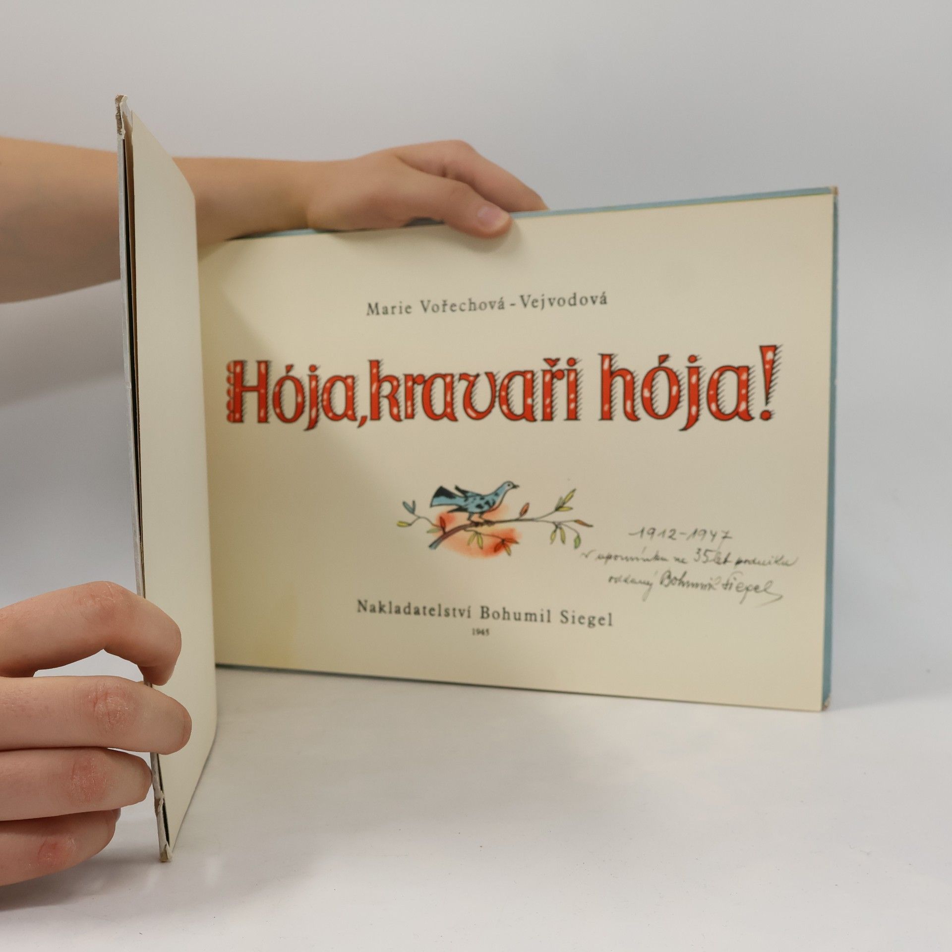 Marie Vořechová-Vejvodová Hója, kravaři, hója