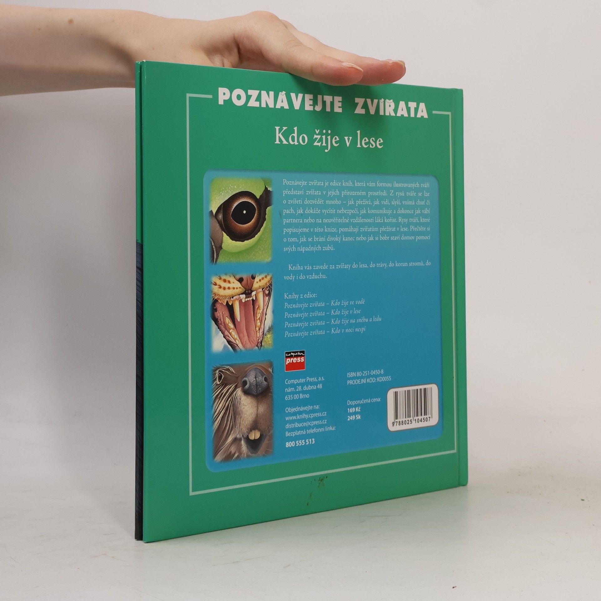 Hannah Kate Sackett Poznávejte zvířata. Kdo žije v lese.