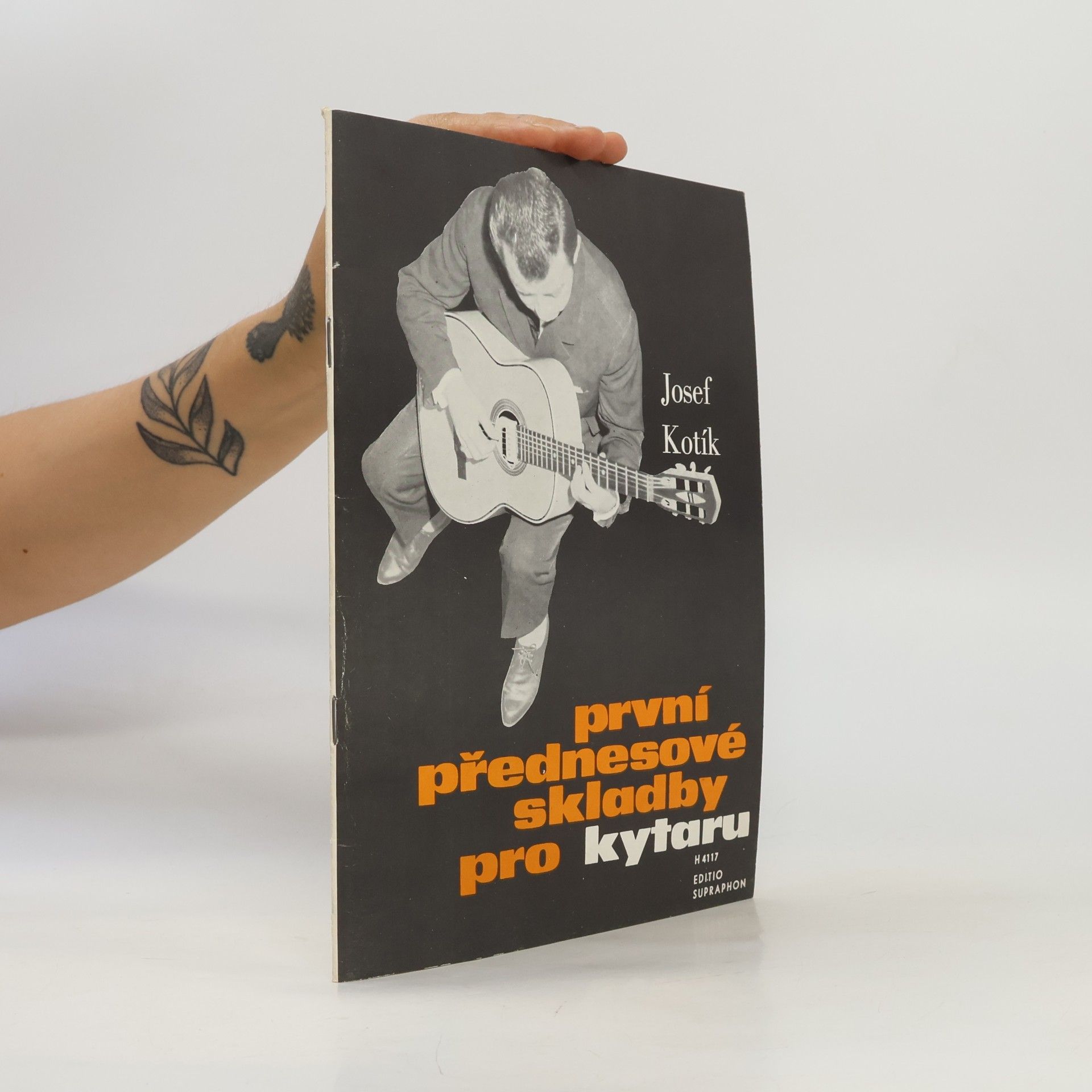 Josef Kotík První přednesové skladby pro kytaru