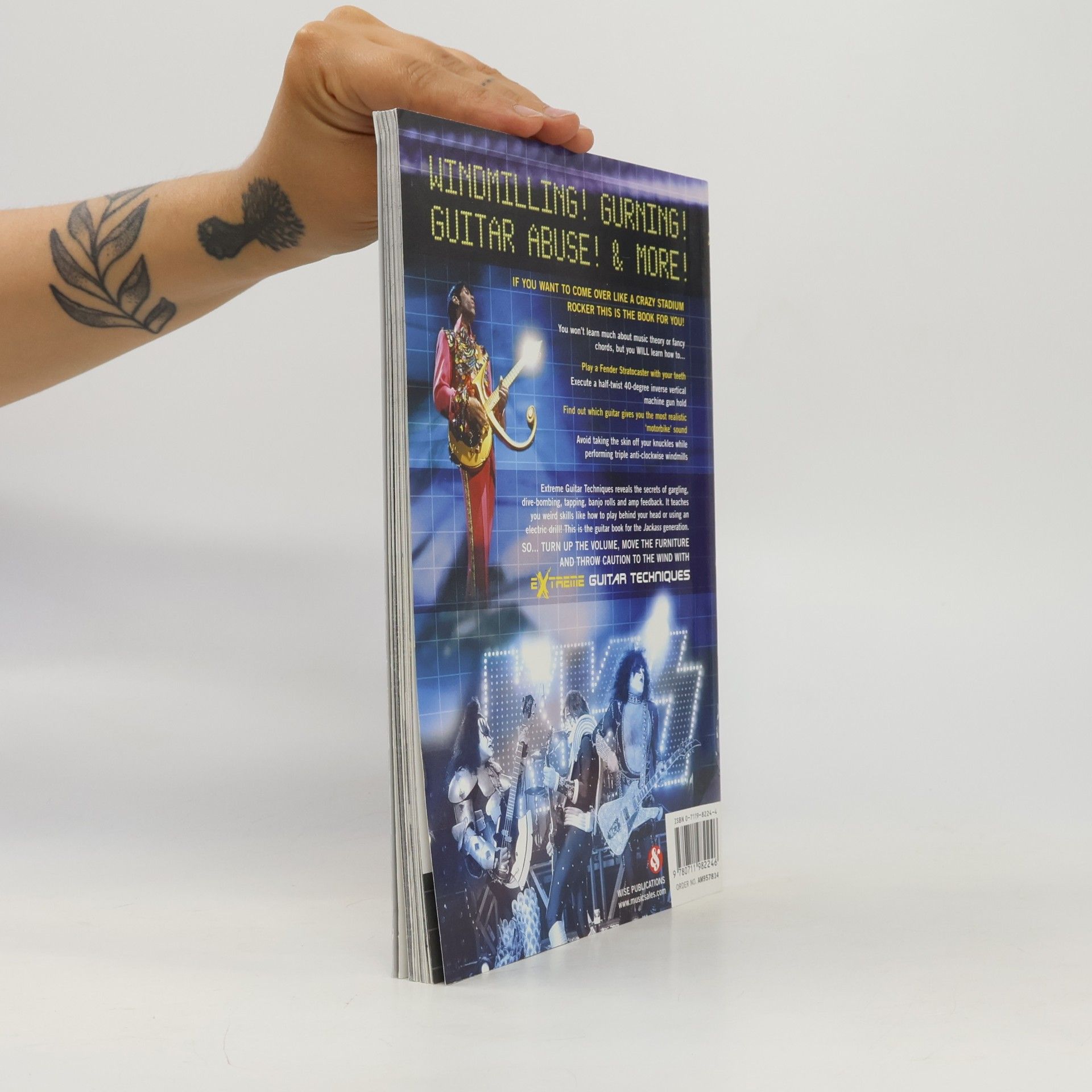 Joe Bennett Extreme Guitar Techniques Livre sur la musique