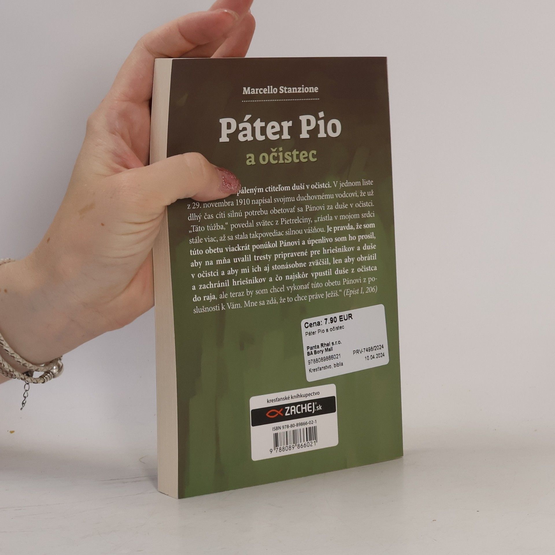 Marcello Stanzione Páter Pio a očistec