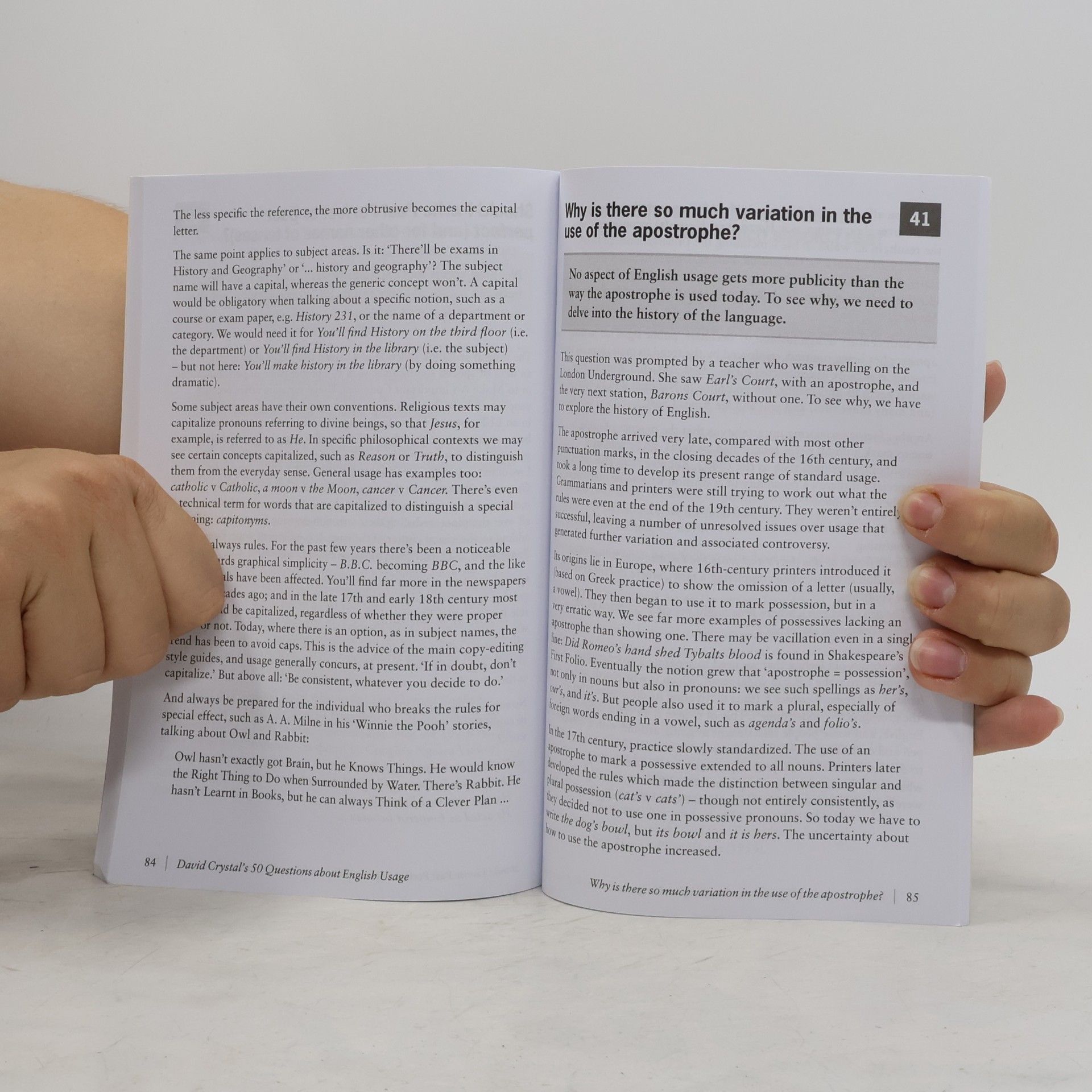 David Crystal David Crystal's 50 Questions About English Usage Pocket Editions