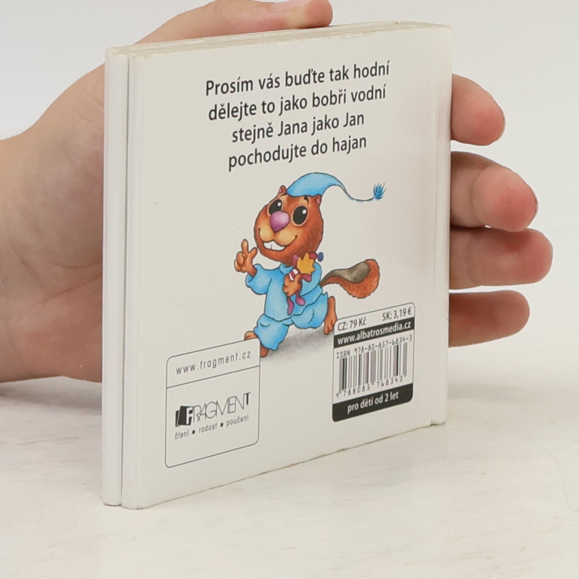 Jan Vodňanský Když jde malý bobr spát