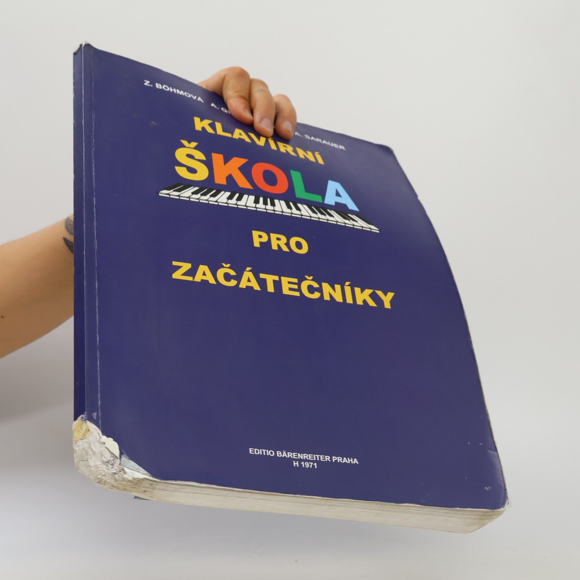 Zdeňka Böhmová Zahradníčková Klavírní škola pro začátečníky