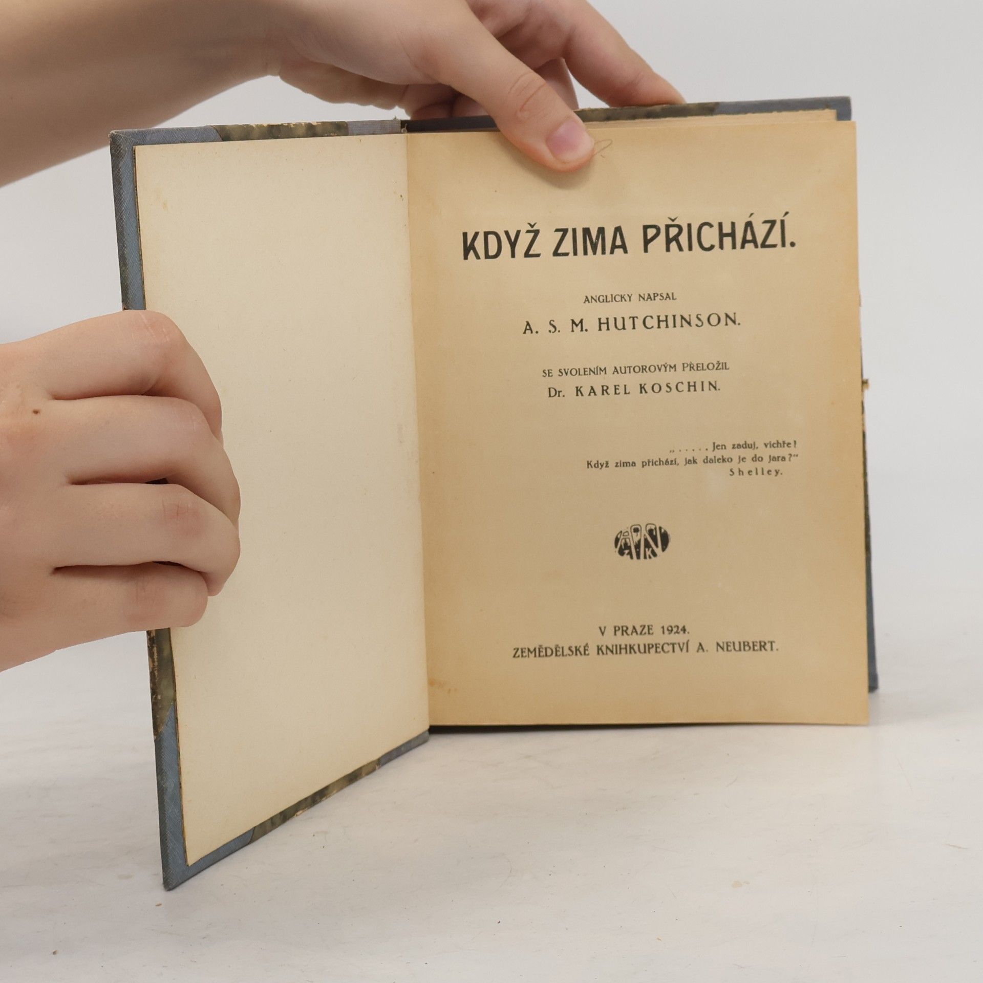 Arthur Stuart Menteth Hutchinson Když zima přichází