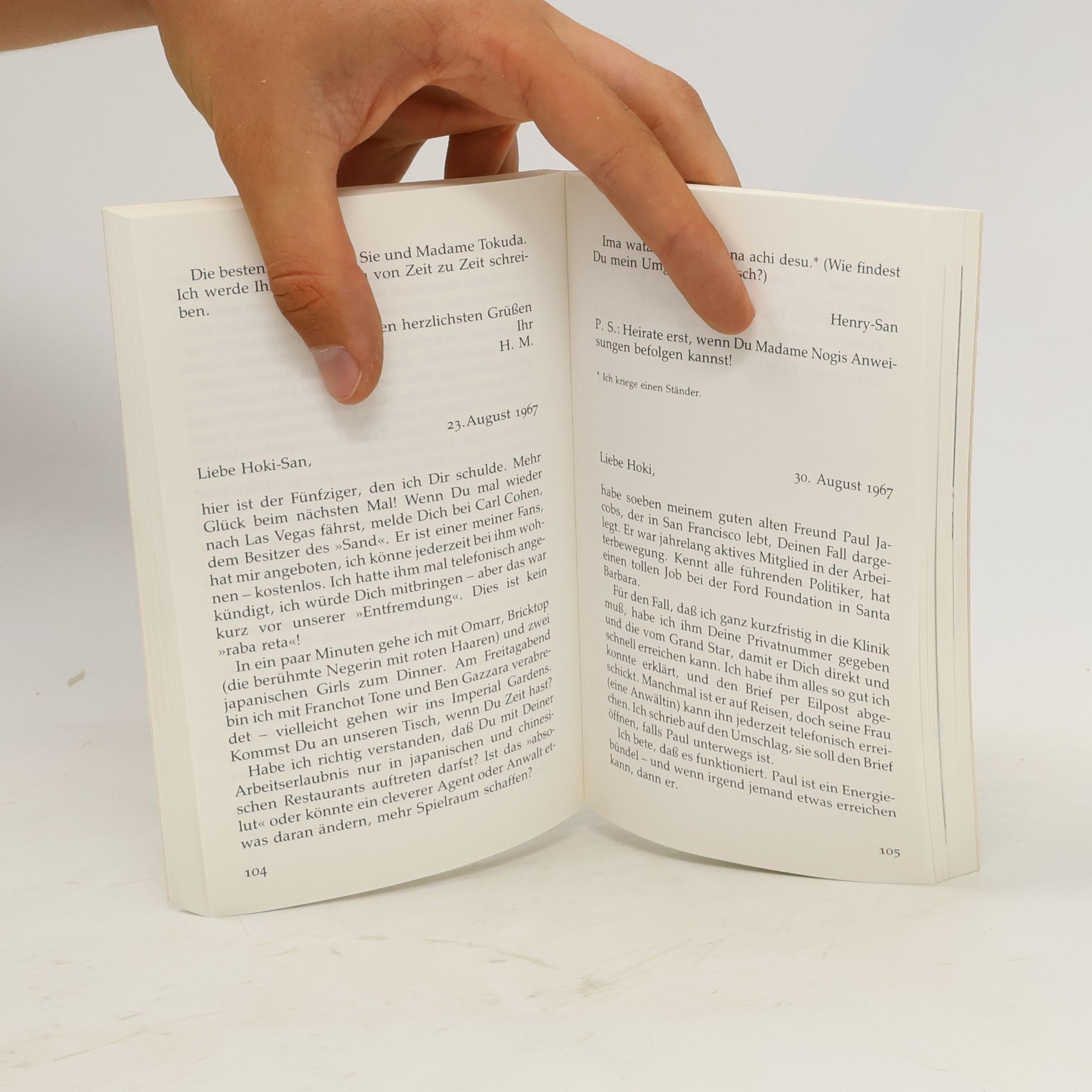 Henry Miller Liebesbriefe an Hoki