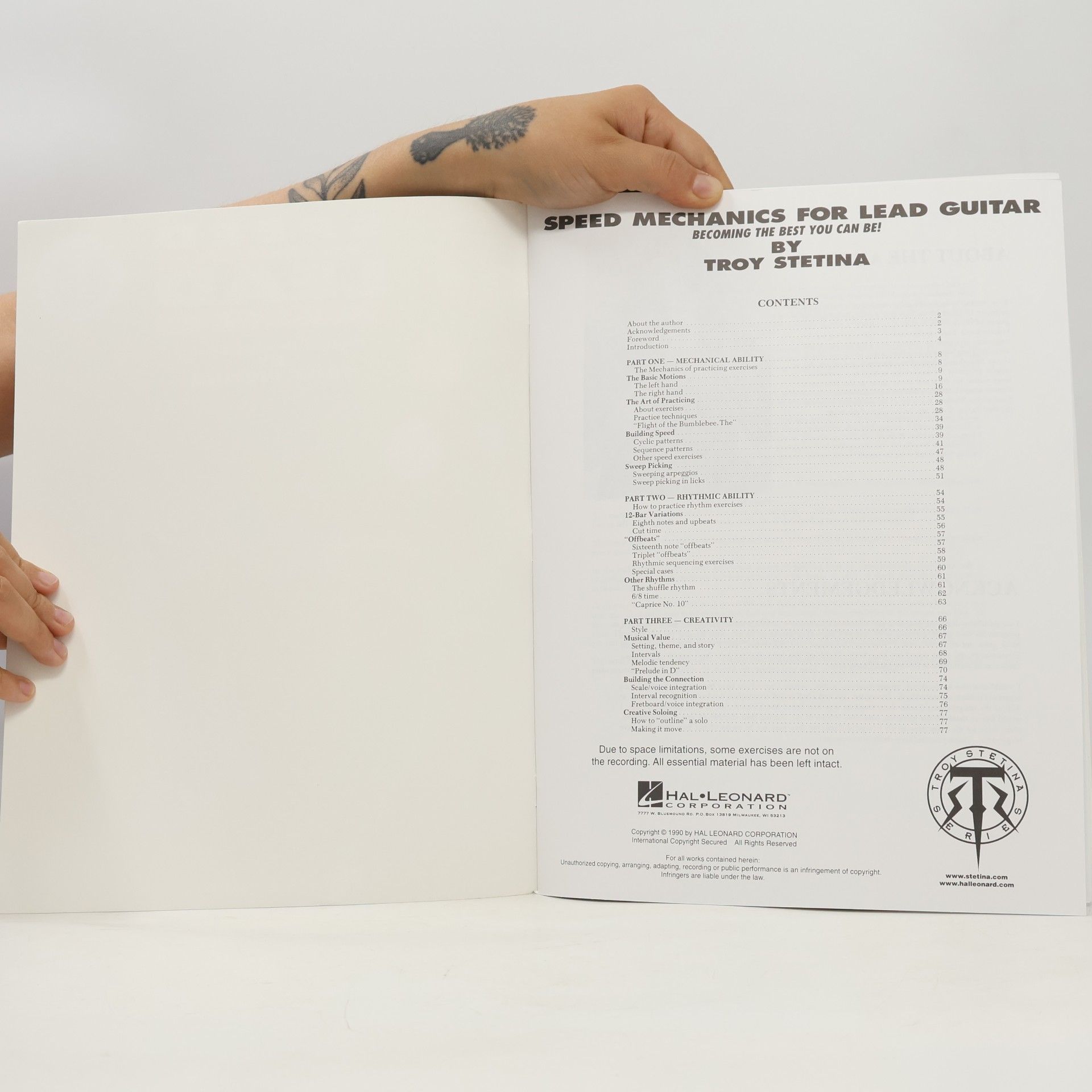 Troy Stetina Speed Mechanics for Lead Guitar