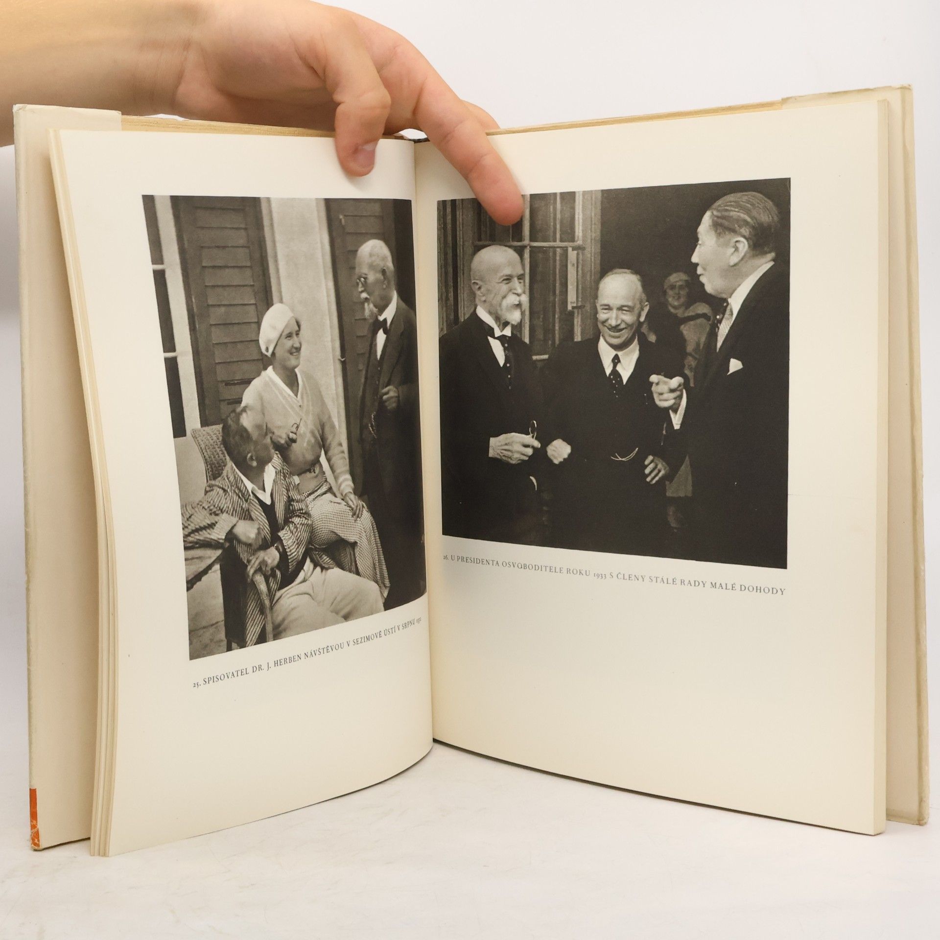 František Xaver Šalda Dr. Eduard Beneš ve fotografii