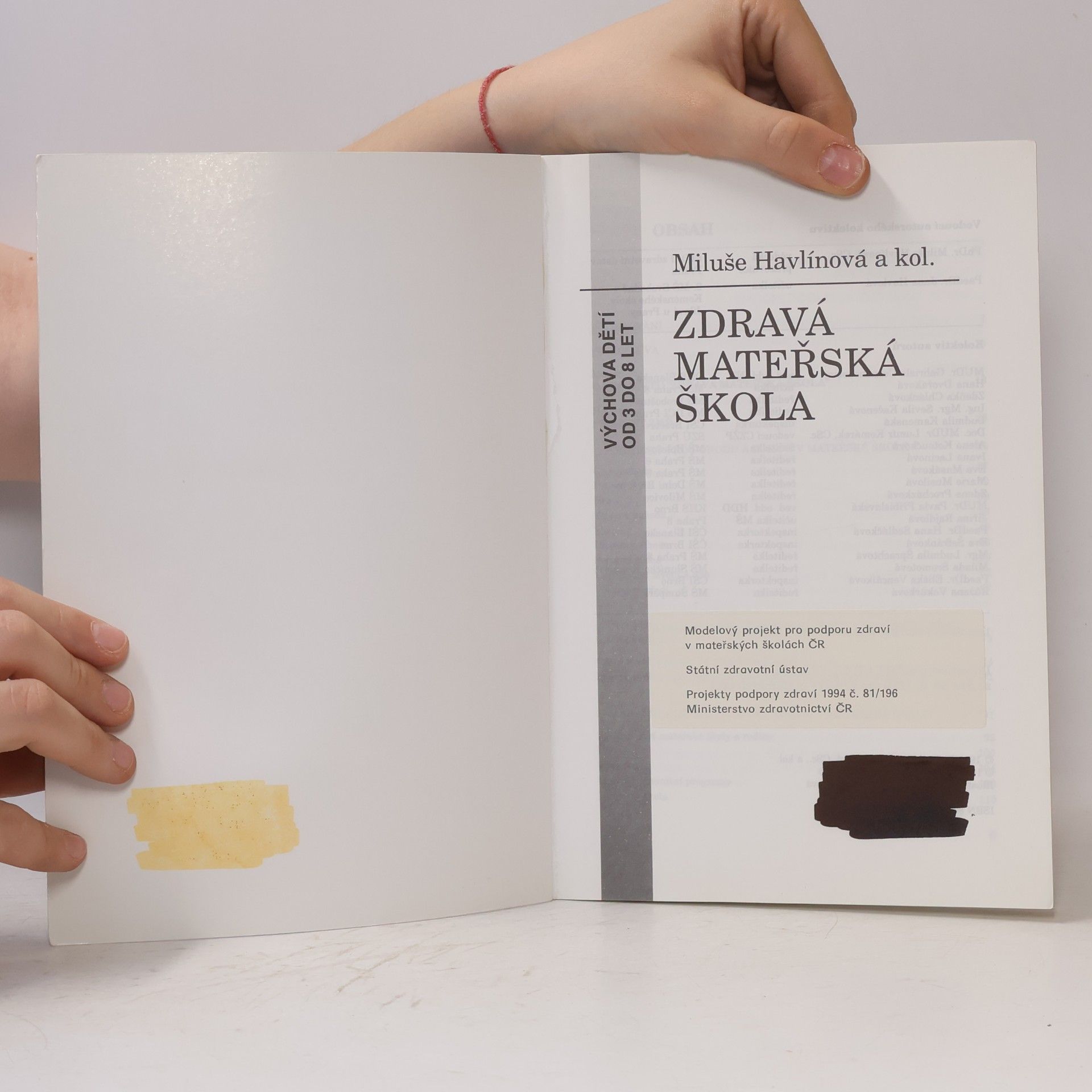 Miluše Havlínová Zdravá mateřská škola