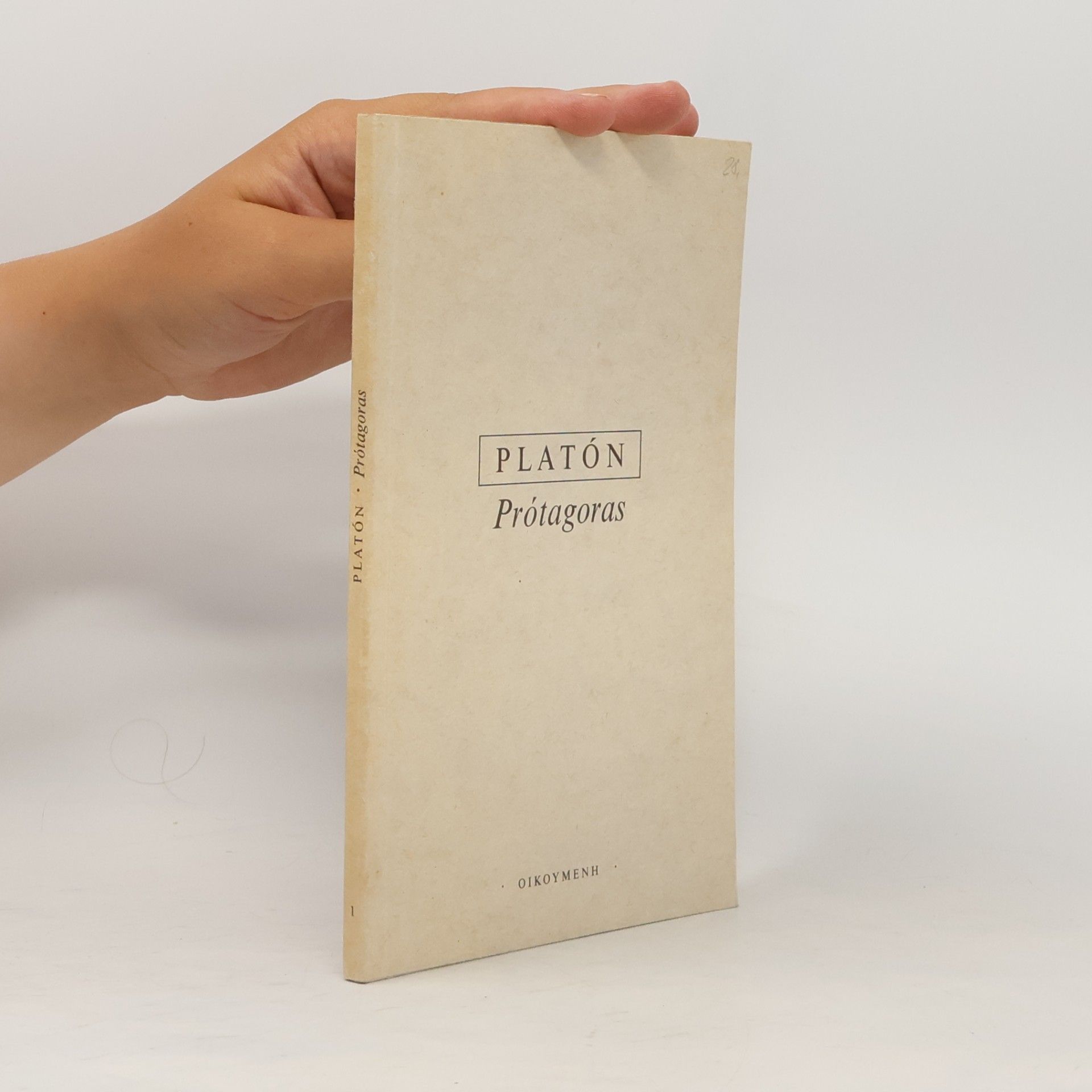 Plato Prótagoras