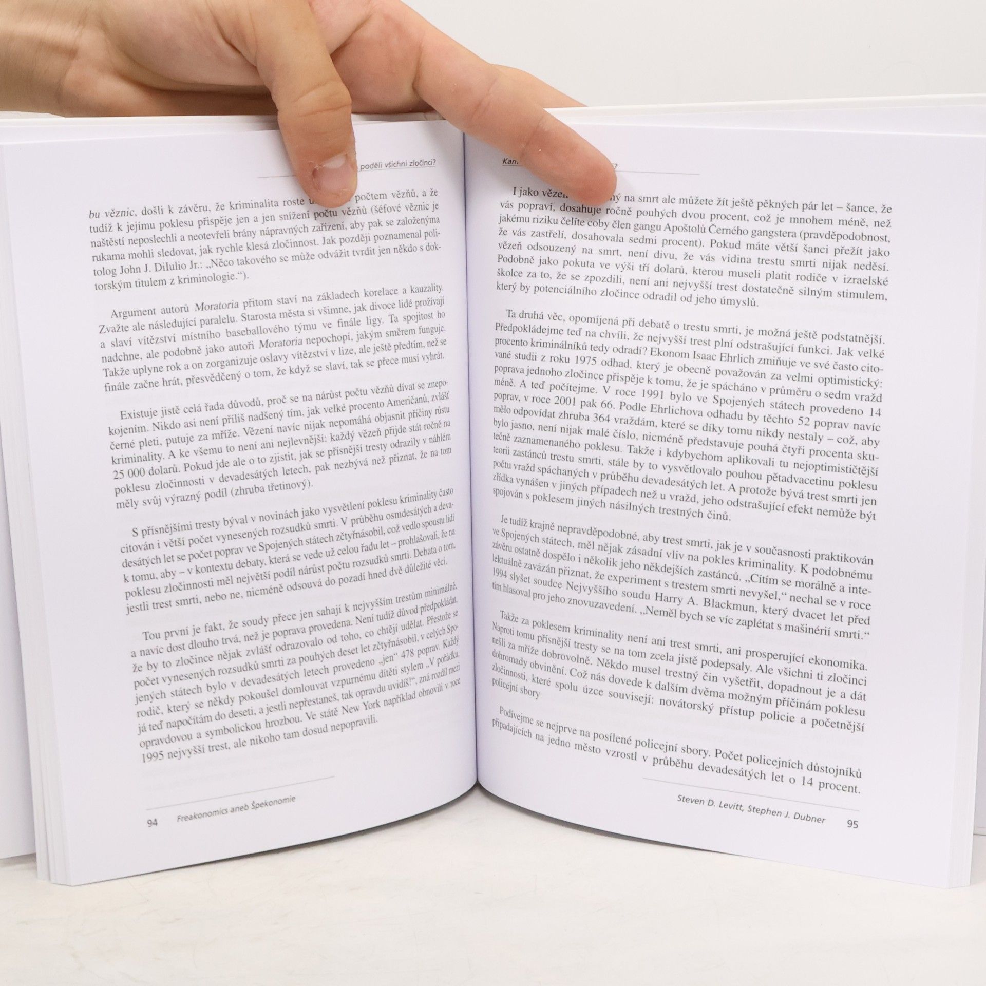 Steven D. Levitt Špekonomie aneb Freakonomics