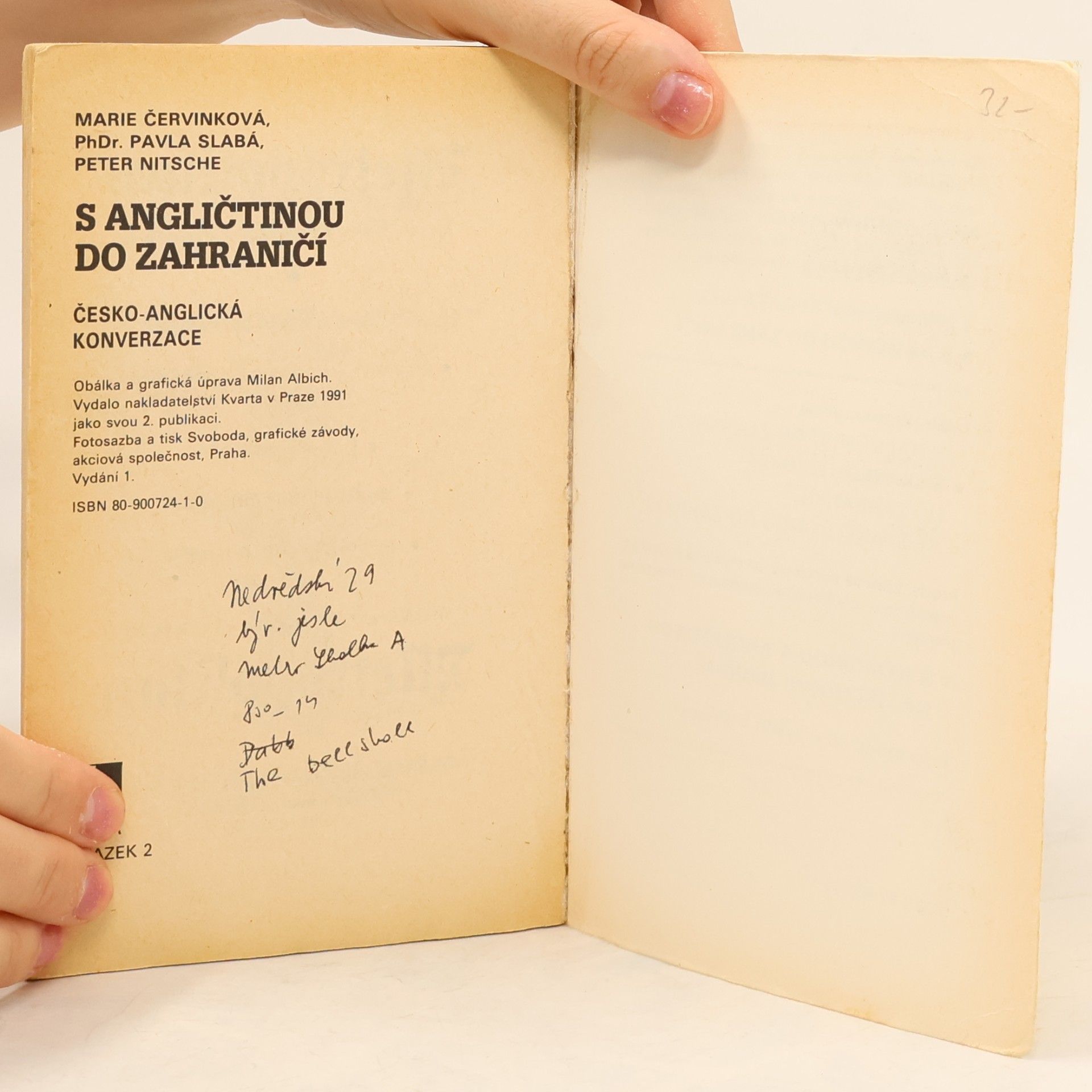 Marie Červinková S angličtinou do zahraničí : česko-anglická konverzace
