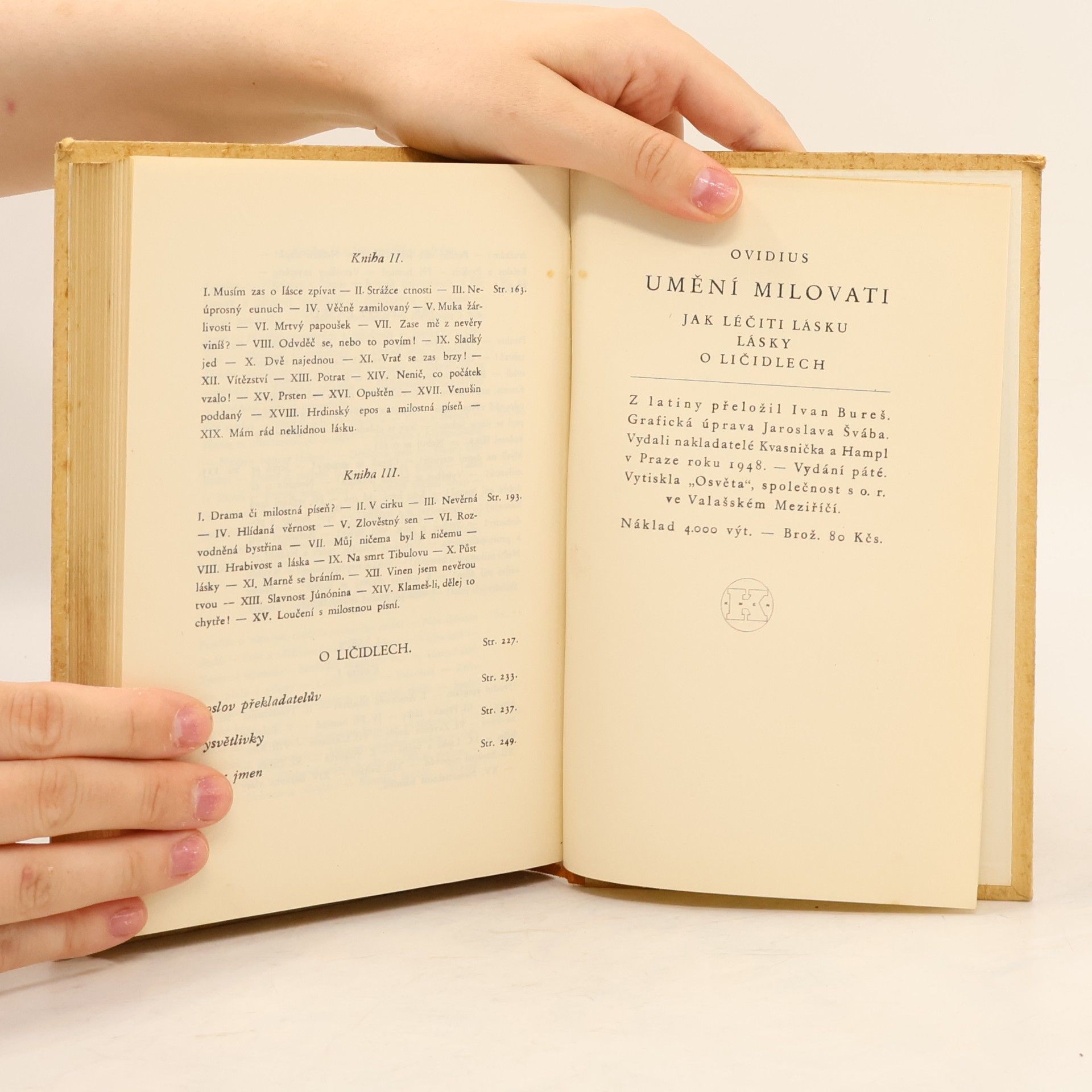 Publius Ovidius Naso Umění milovati