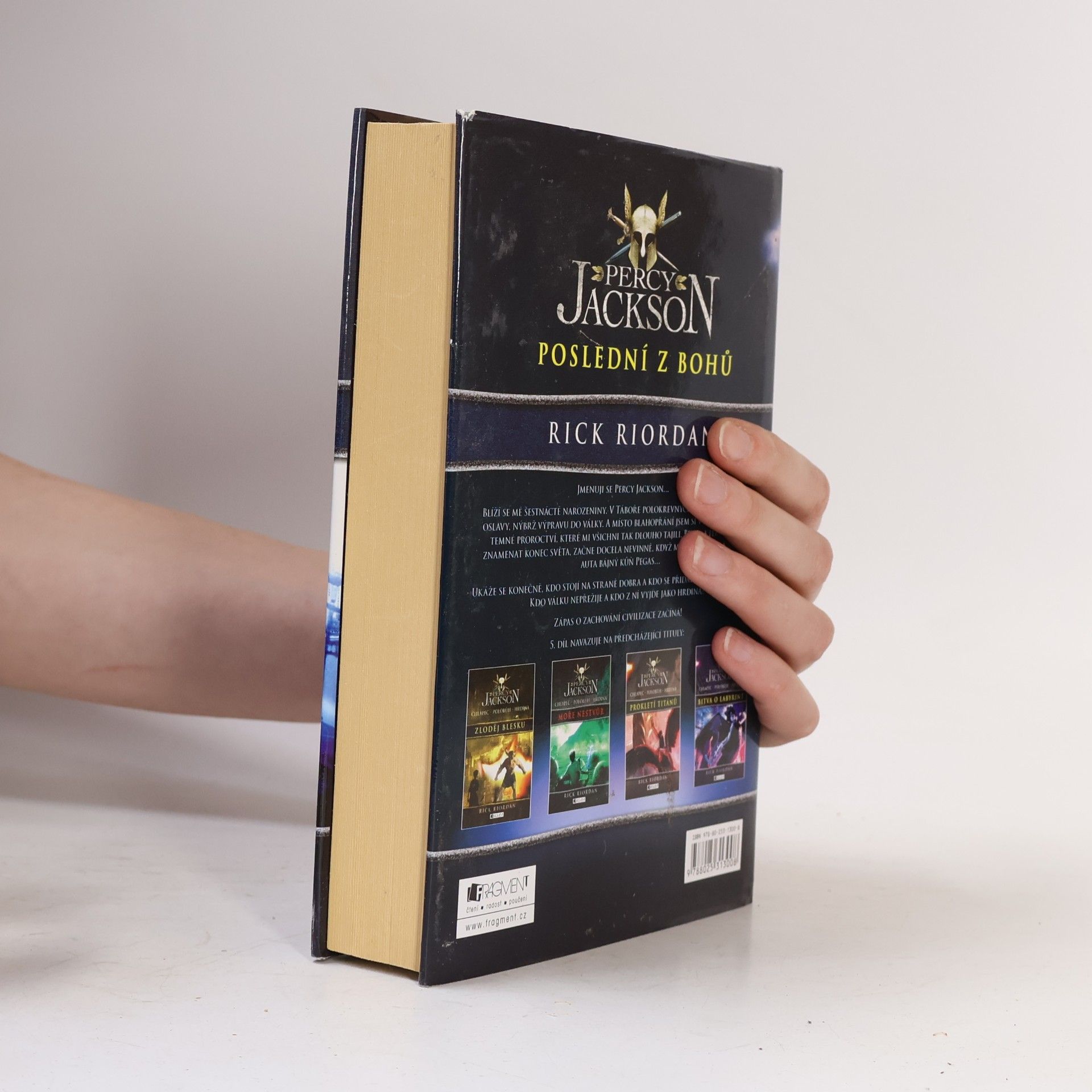 Rick Riordan Percy Jackson. Poslední z bohů