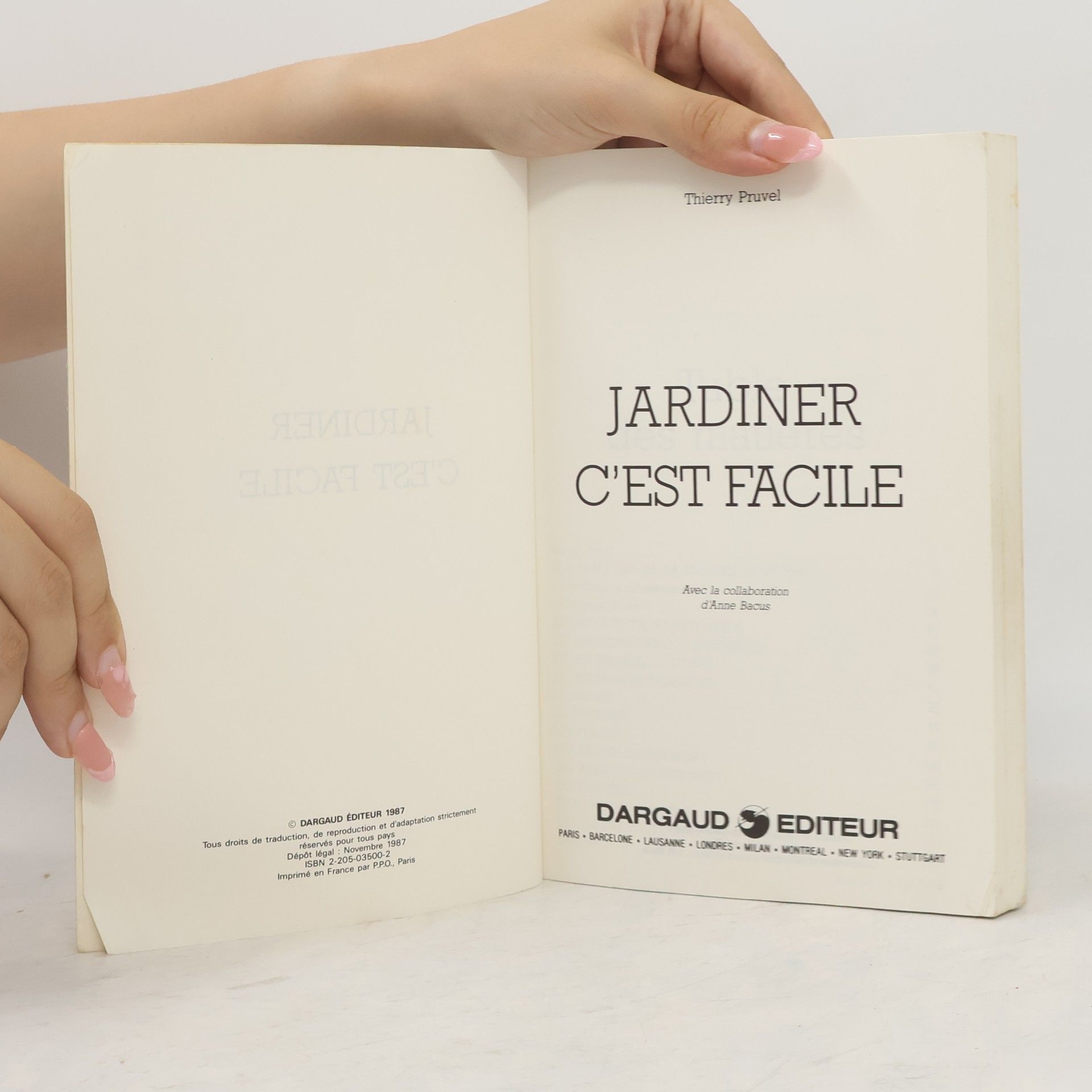 Thierry Pruvel Dargaud Hors Co: Jardiner c'est facile