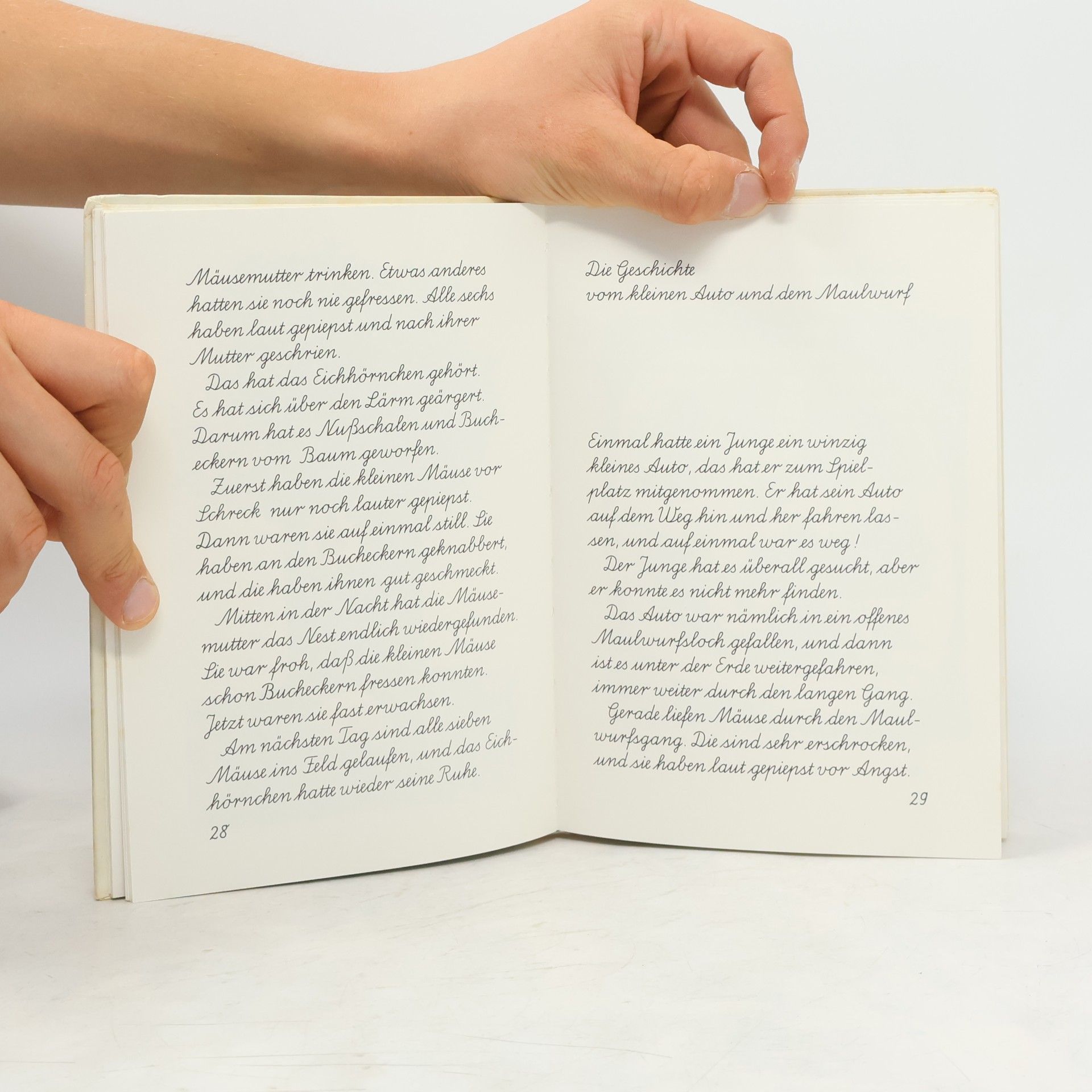 Ursula Wölfel Zwanzig Supperngeschichten in Schreibschrift