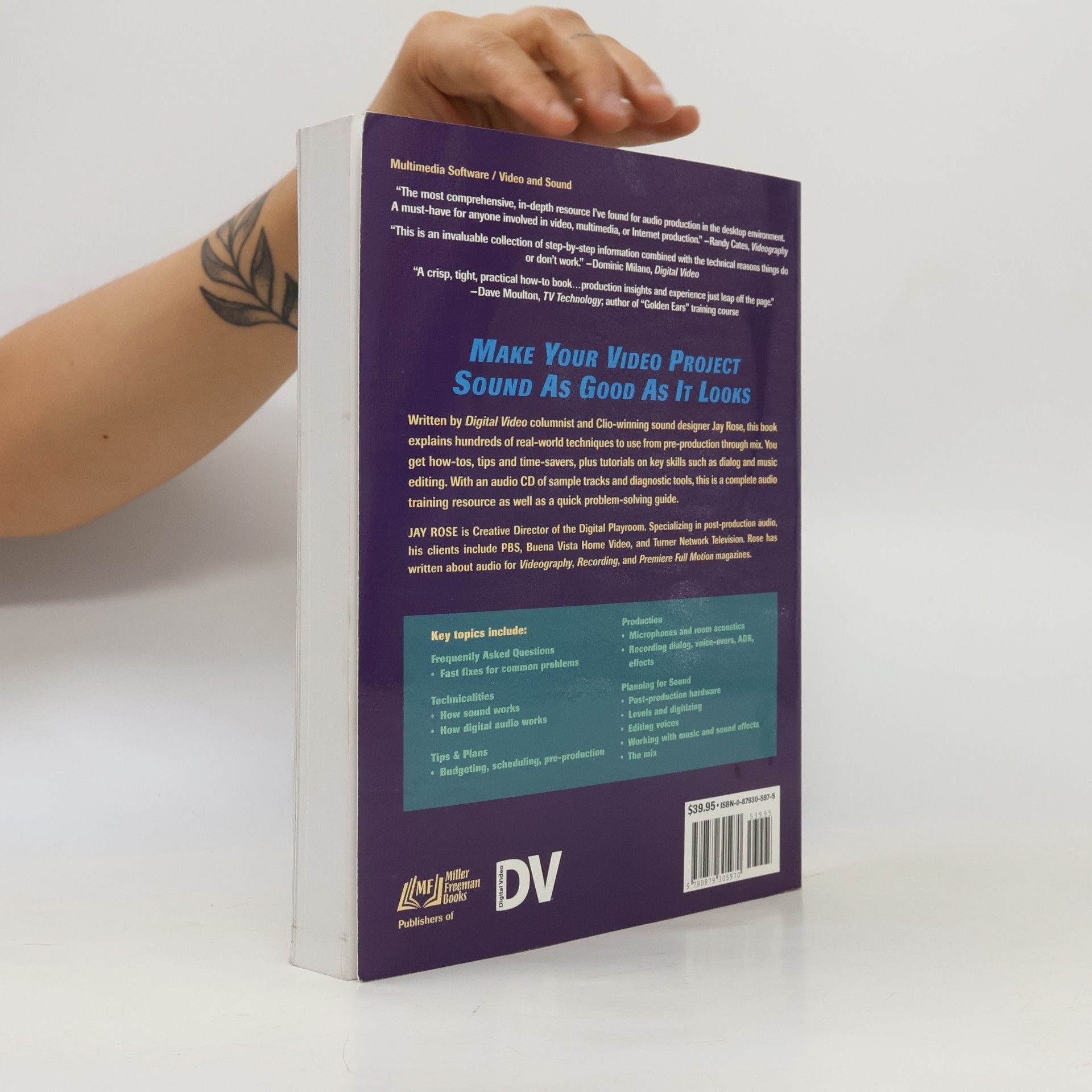 Jay Rose DV Expert Series: Producing Great Sound for Digital Video