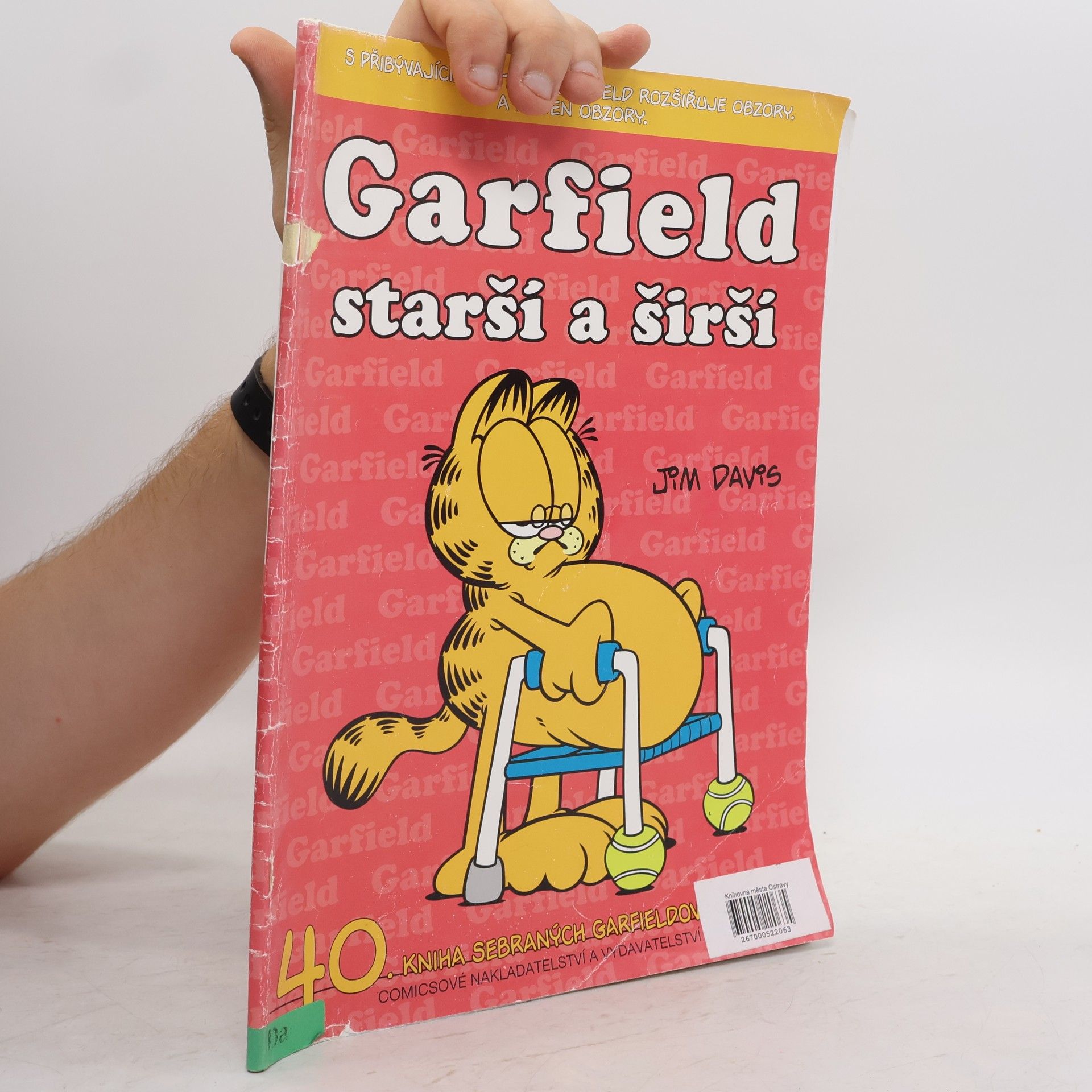 Jim Davis Garfield starší a širší