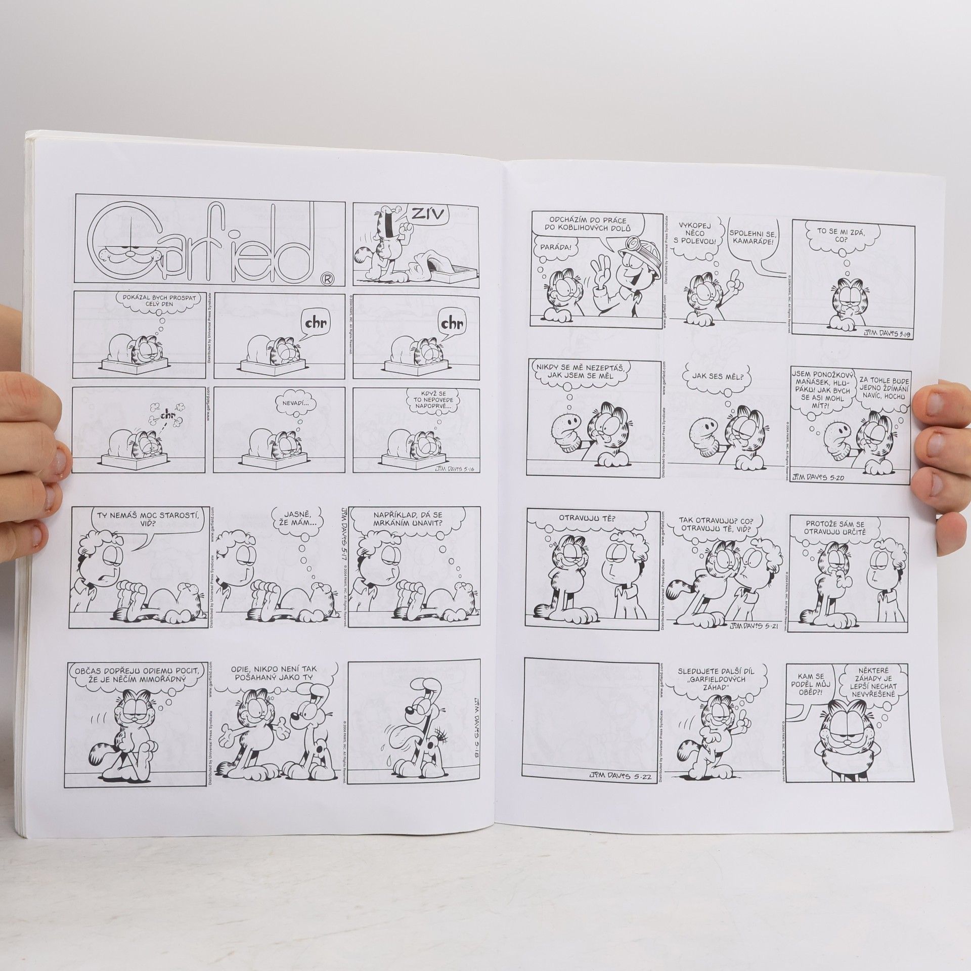 Jim Davis Garfield je výlupek