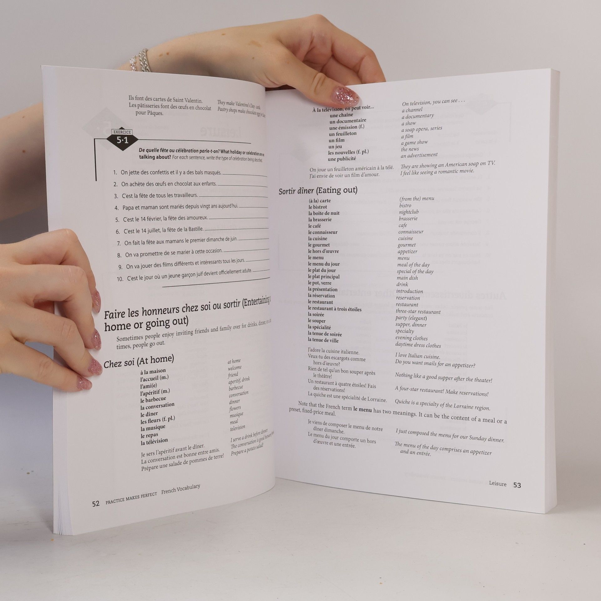 Eliane Kurbegov Practice Make Perfect French Vocabulary