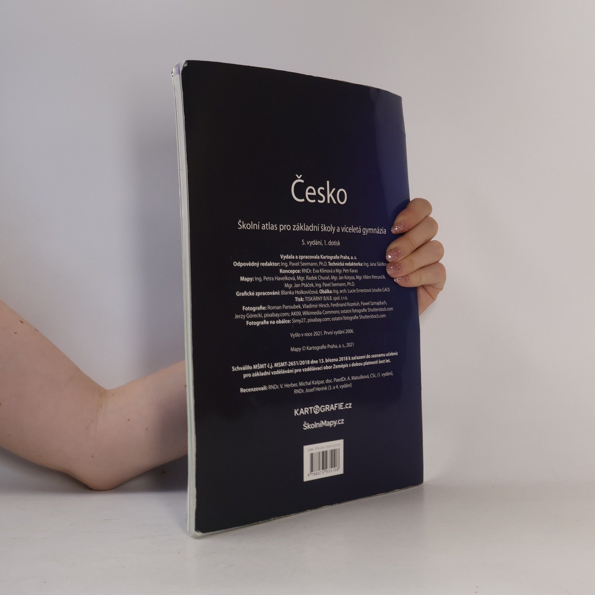Collectif d'auteurs Česko: školní atlas pro základní školy a víceletá gymnázia