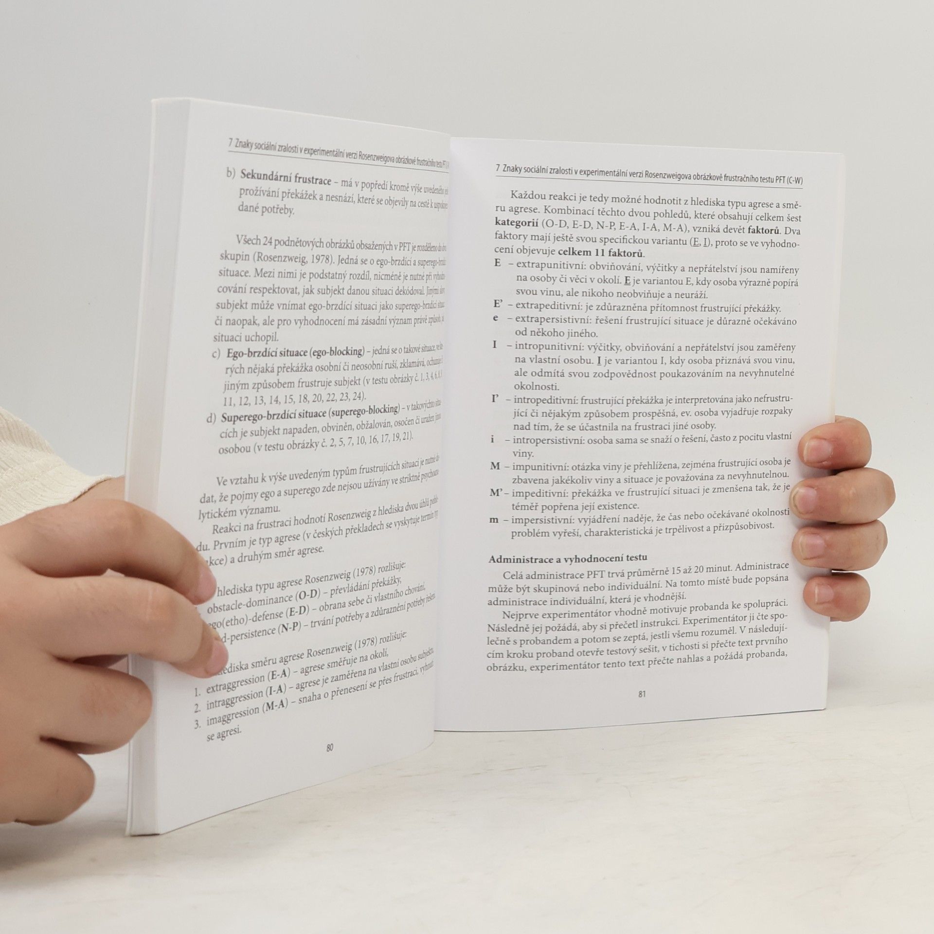 Radko Obereignerů Vybrané ukazatele sociální zralosti osobnosti v projektivních psychodiagnostických metodách