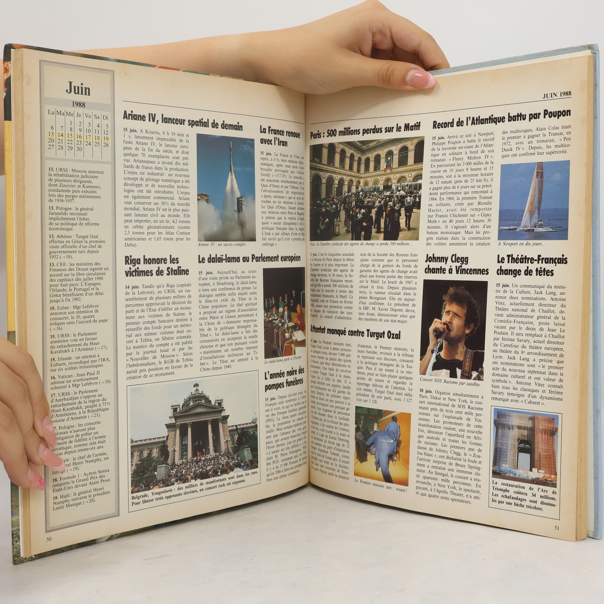 Kolektiv autorů Chronique de l'année 1988