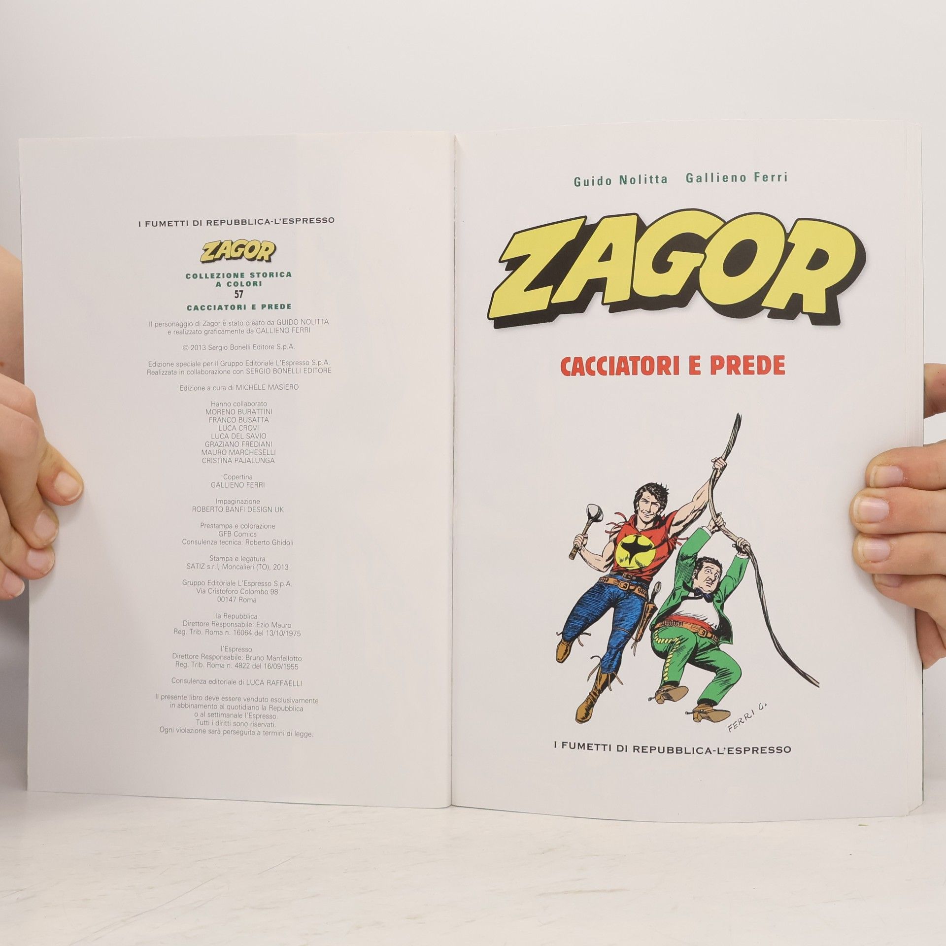 Collectif d'auteurs Zagor, n. 57