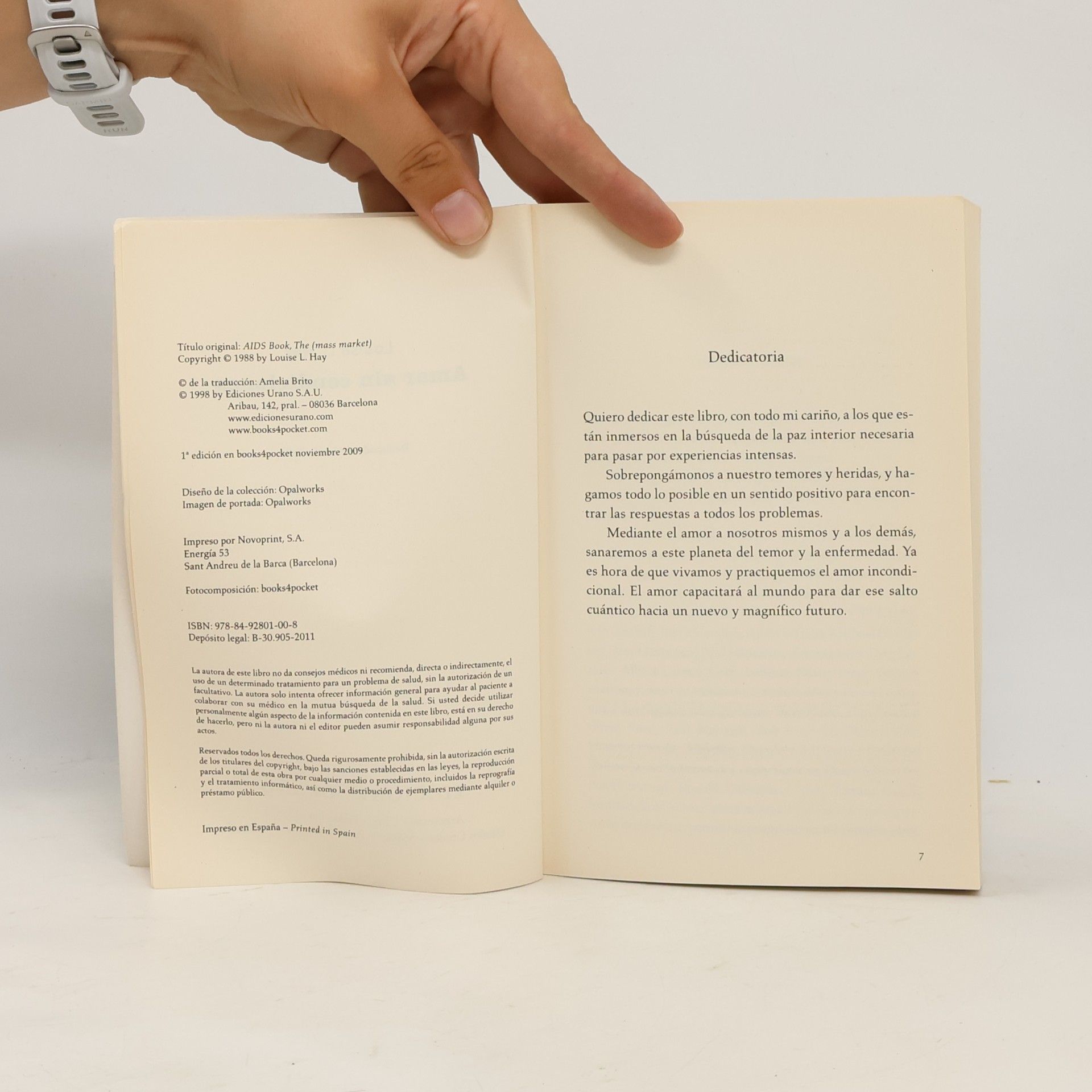 Louise L. Hay Books4pocket Crecimiento y salud - 202: Amar sin condiciones