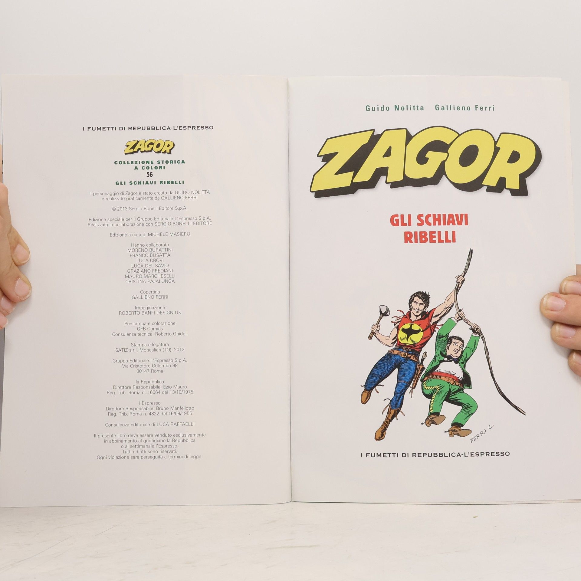Kolektiv autorů Zagor, n. 56