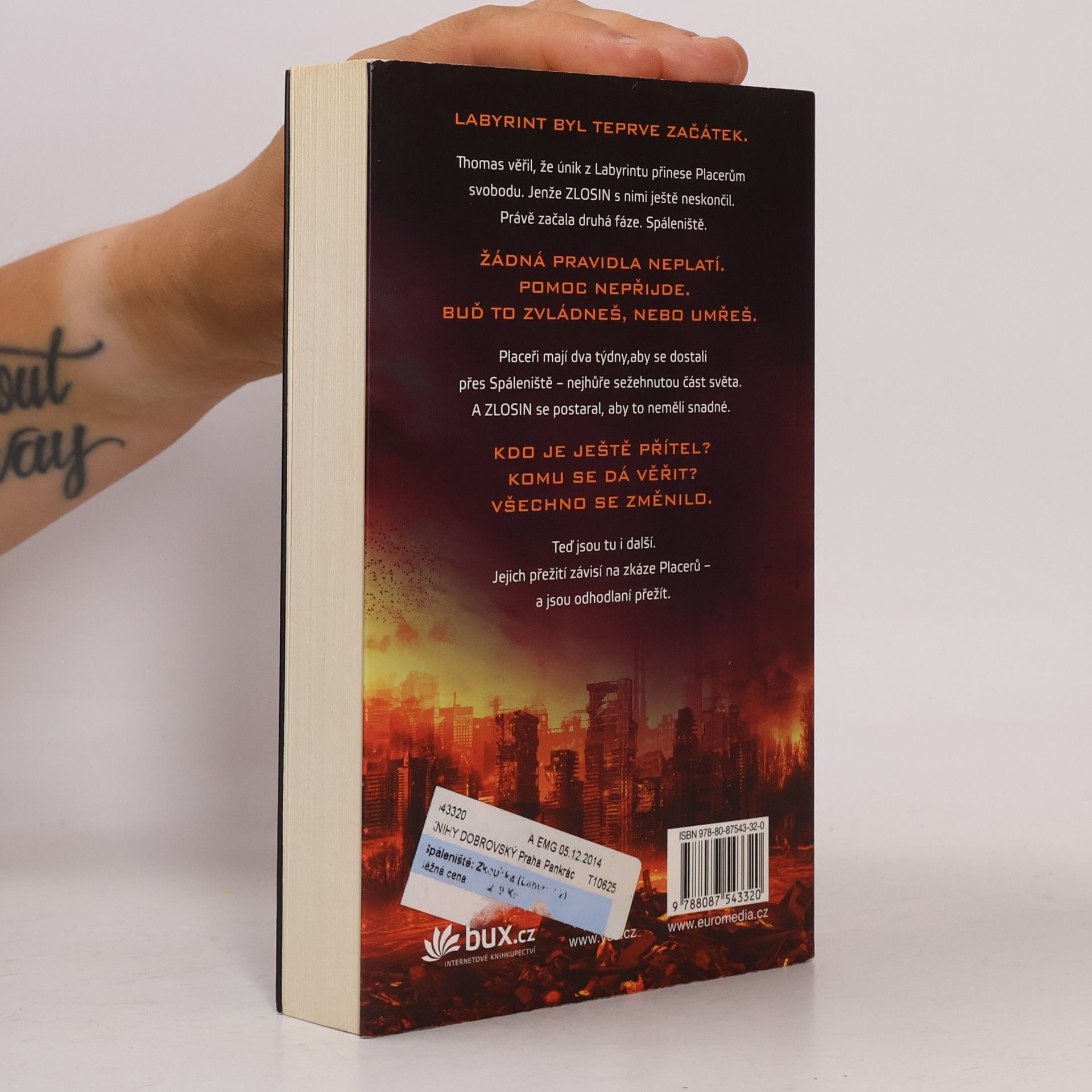 James Dashner Labyrint. 2, Spáleniště: zkouška