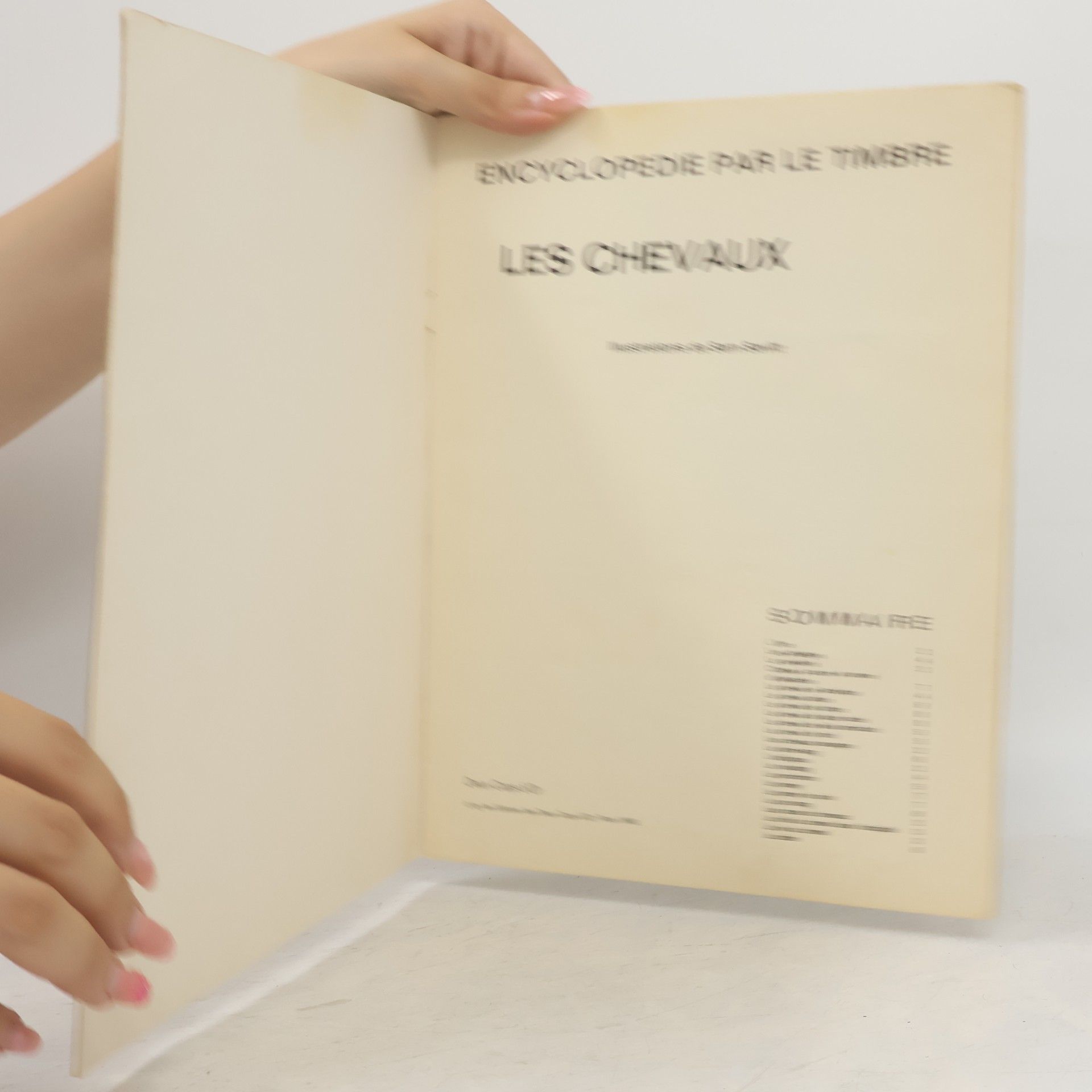 Various authors Encyclopédie par le timbre: Les Chevaux
