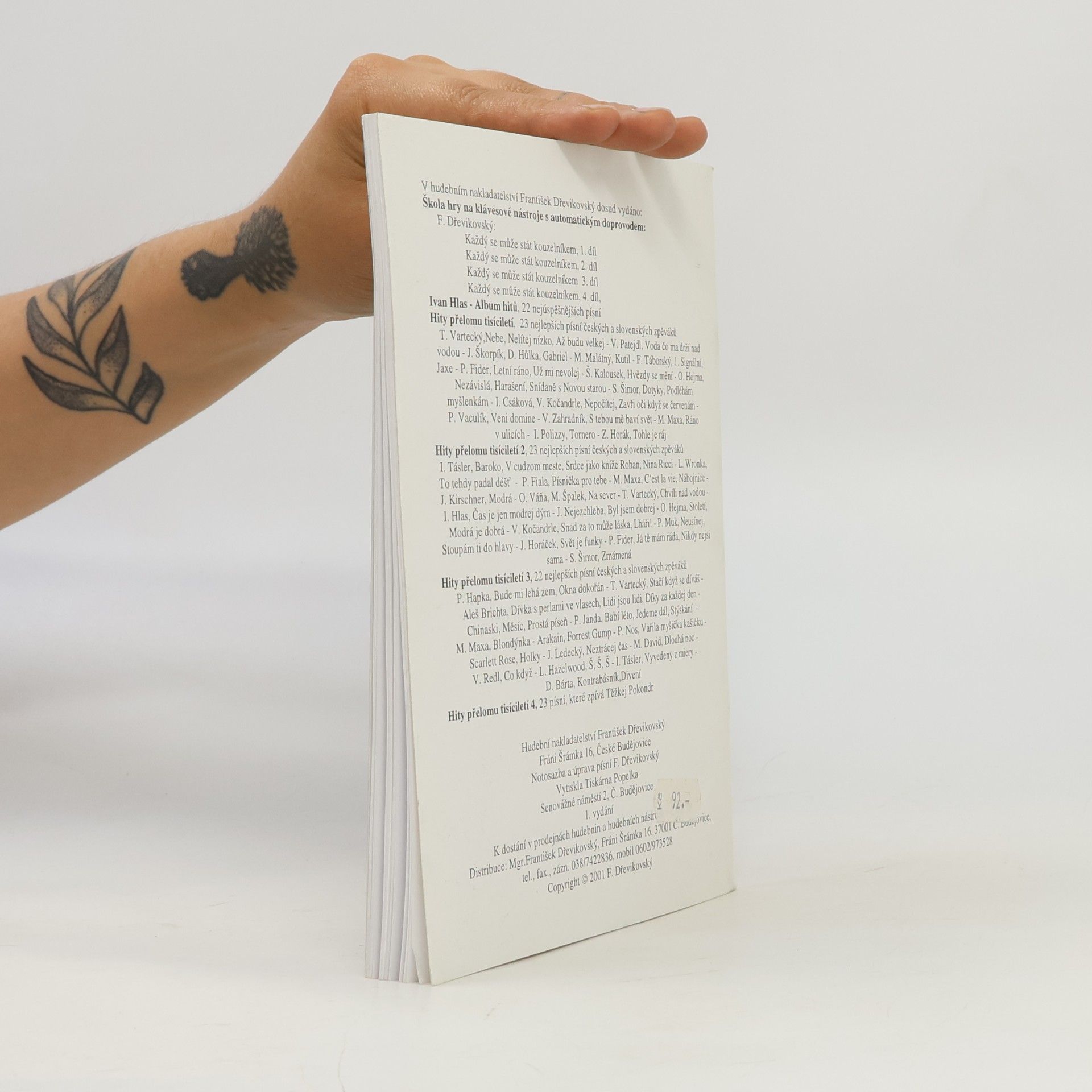 Autorenkollektiv Hity přelomu tisíciletí 4, speciál. Písničky, které zpívá Těžkej Pokondr