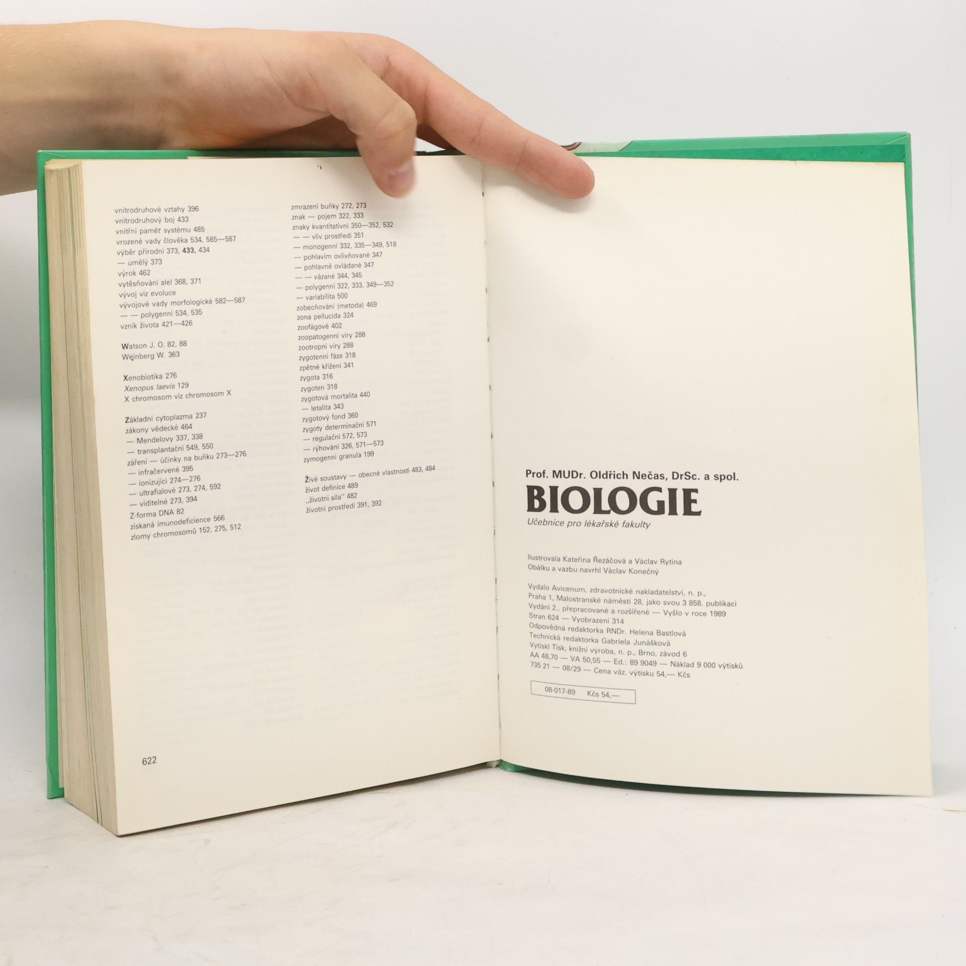 Oldřich Nečas Biologie. Učebnice pro lékařské fakulty