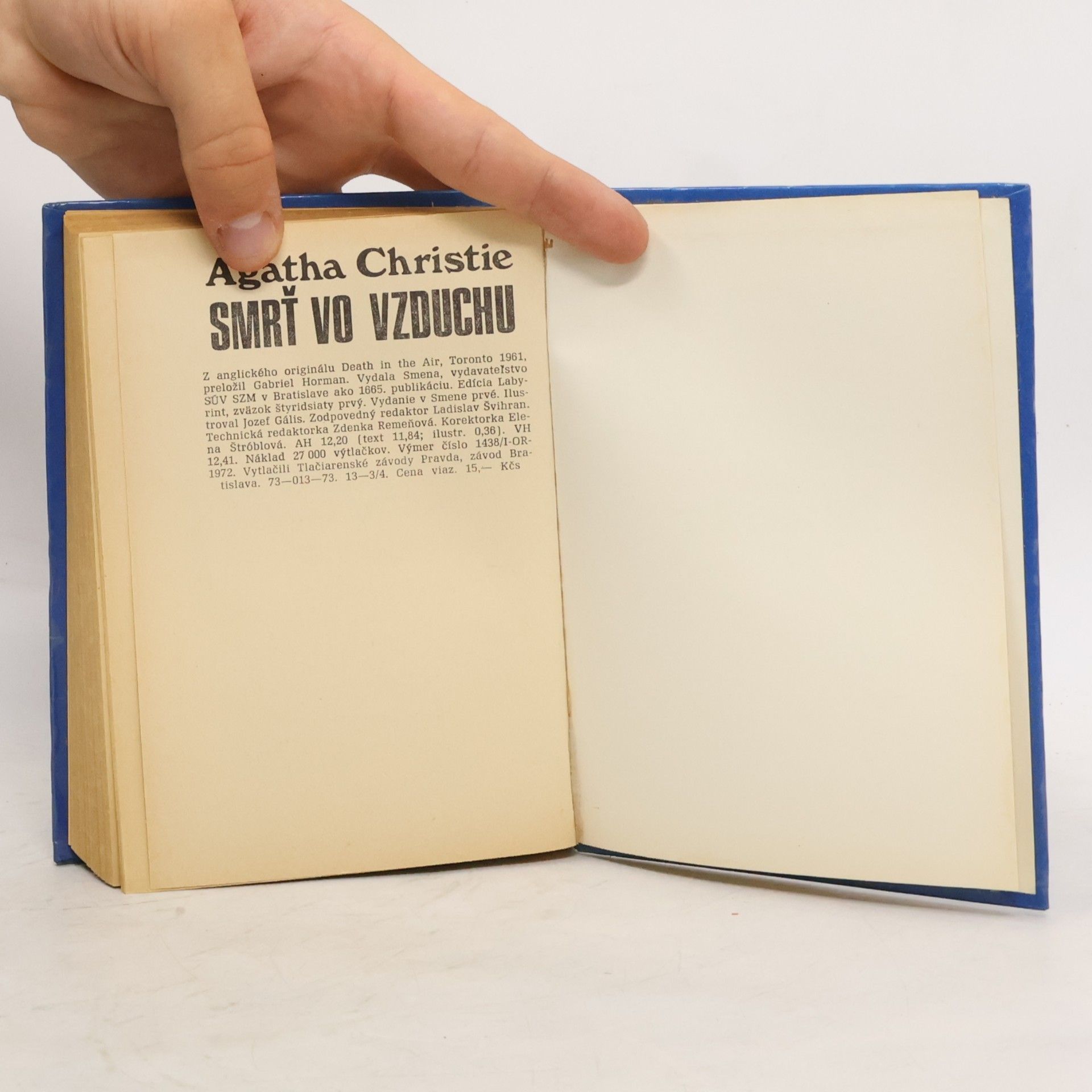 Agatha Christie Smrť vo vzduchu